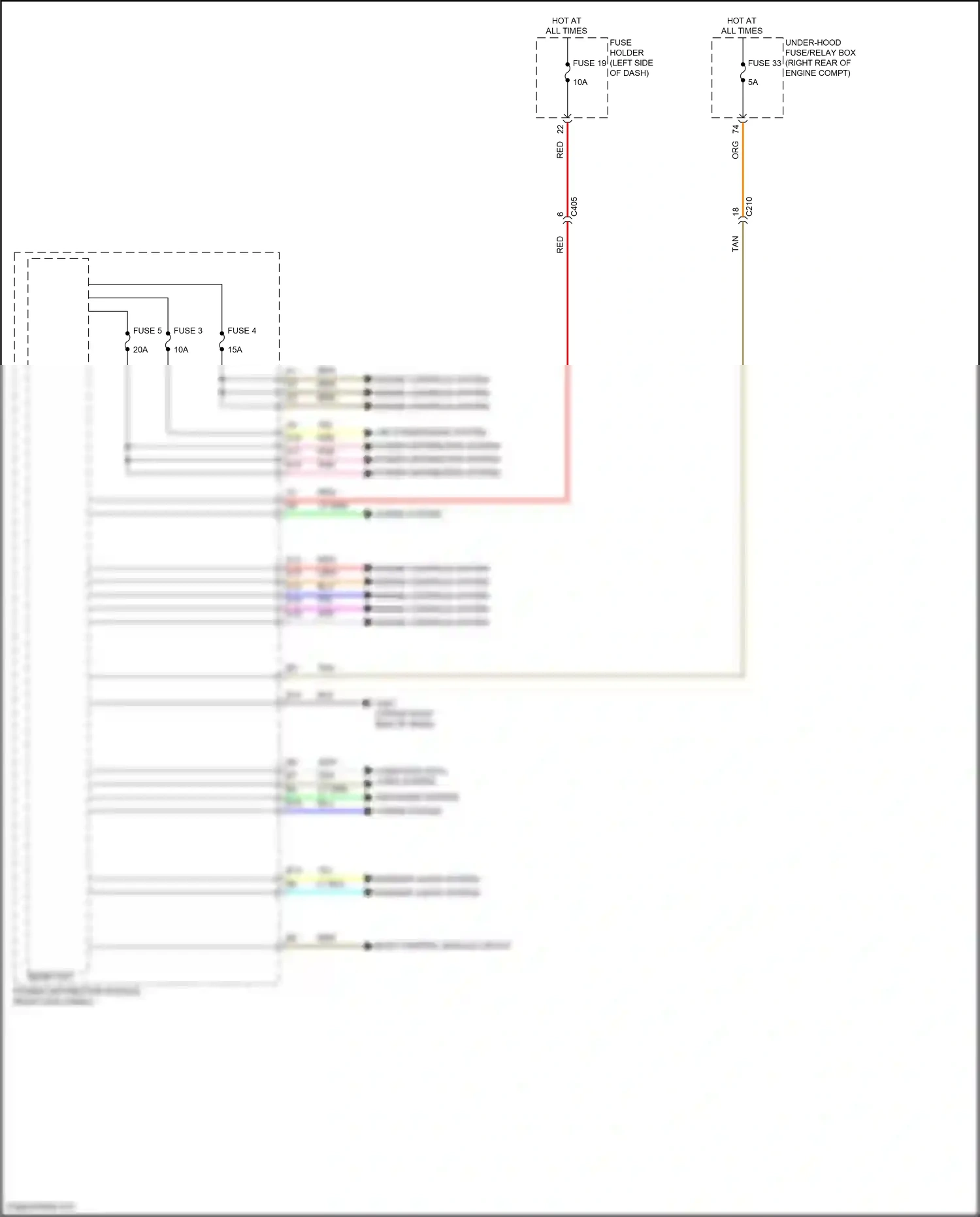 Wiring diagram computer data lines system for Honda Odyssey V facelift 2 (2020-2024) (49 of 87)