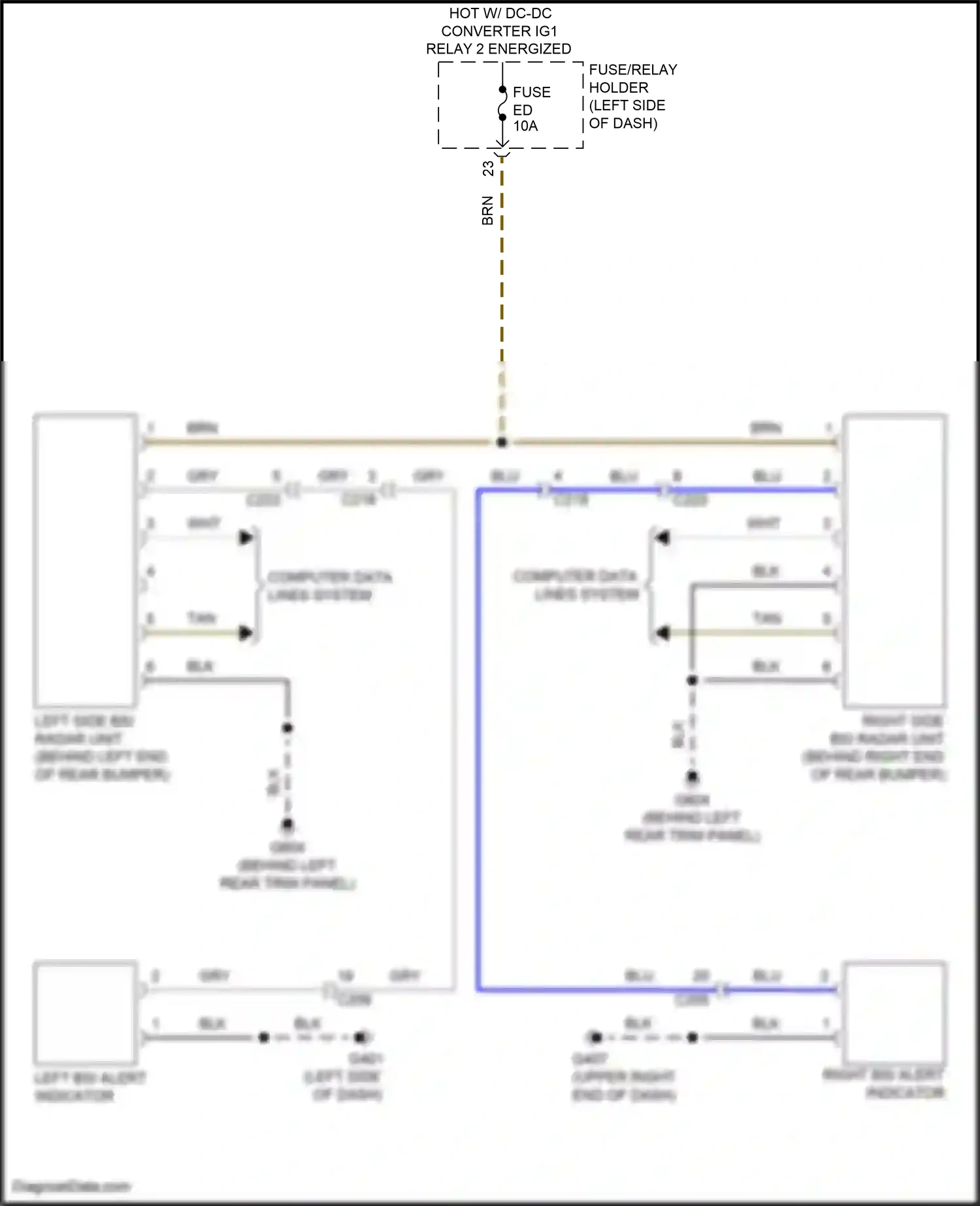 Wiring diagram computer data lines system for Honda Odyssey V facelift 2 (2020-2024) (61 of 87)