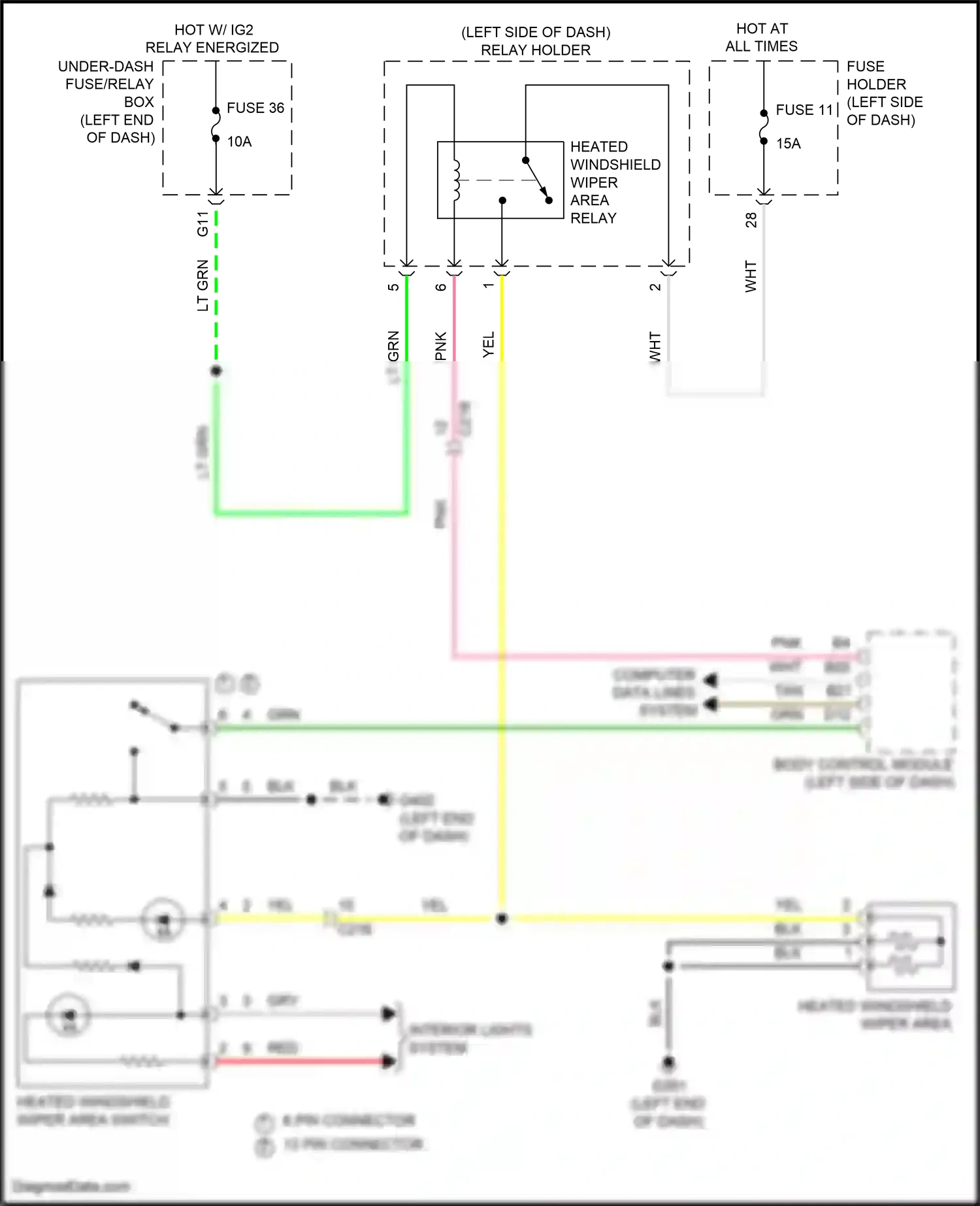 Wiring diagram computer data lines system for Honda Odyssey V facelift 2 (2020-2024) (32 of 87)
