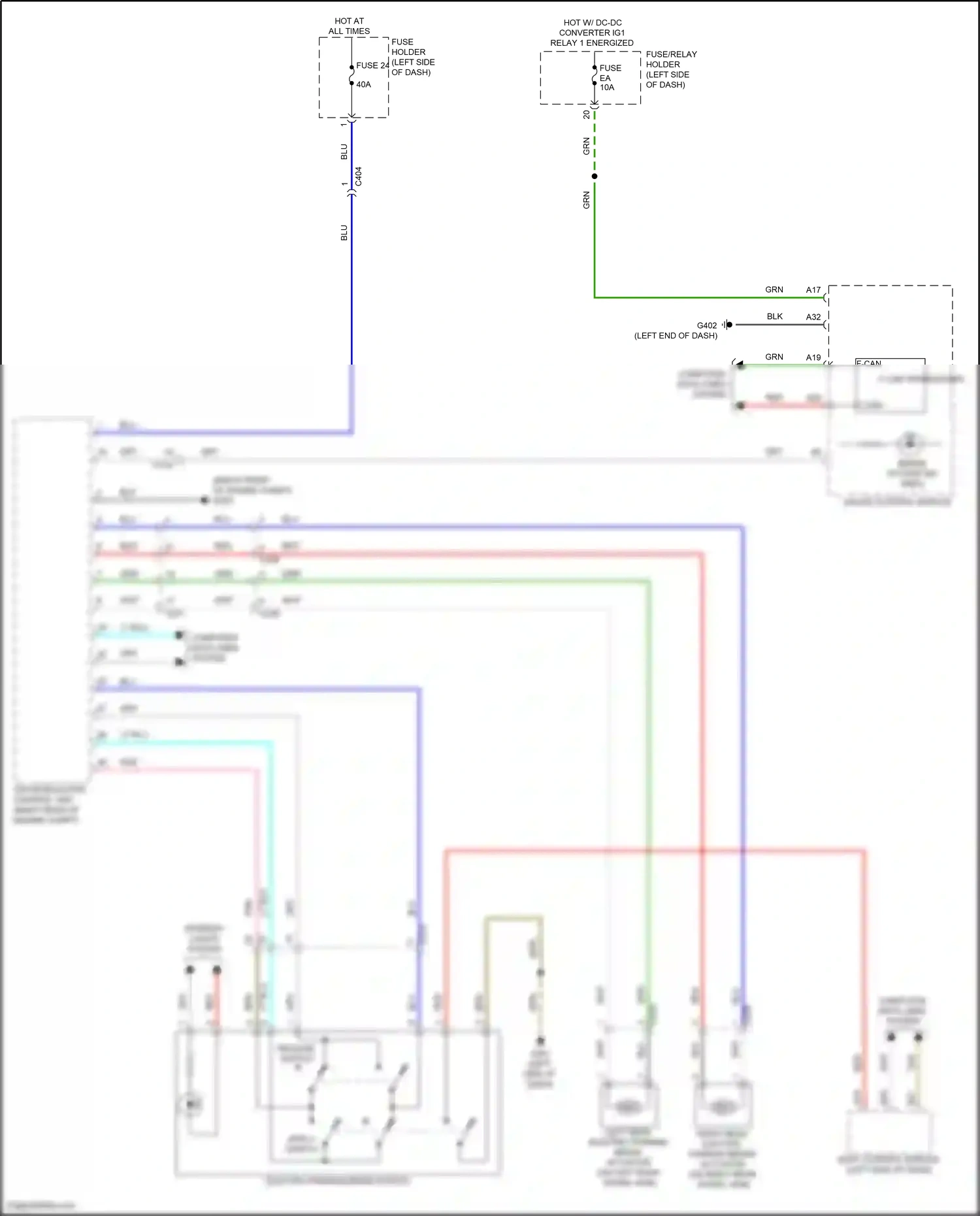 Wiring diagram computer data lines system for Honda Odyssey V facelift 2 (2020-2024) (44 of 87)