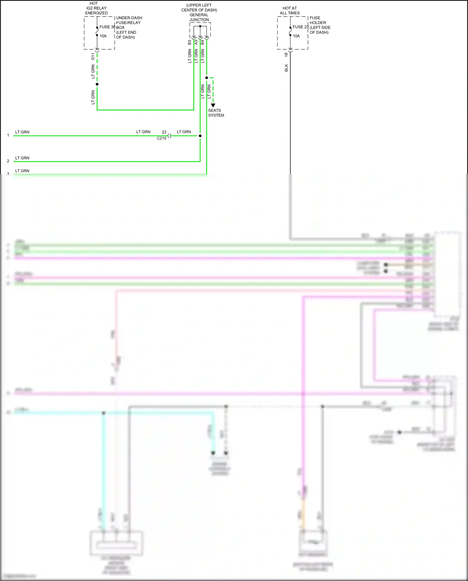 Wiring diagram computer data lines system for Honda Odyssey V facelift 2 (2020-2024) (23 of 87)
