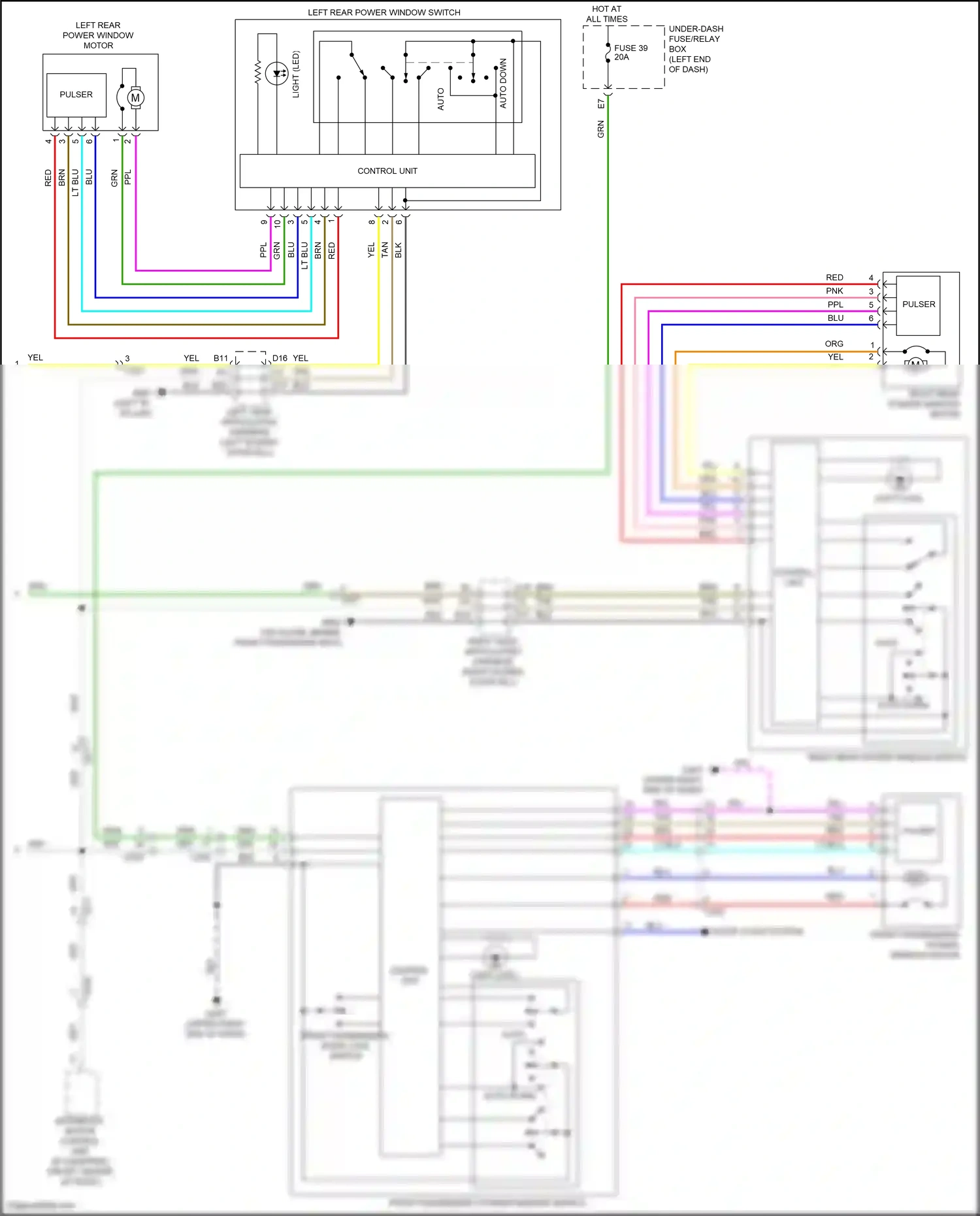 Wiring diagram control unit) for Honda Odyssey V facelift 2 (2020-2024) (7 of 7)