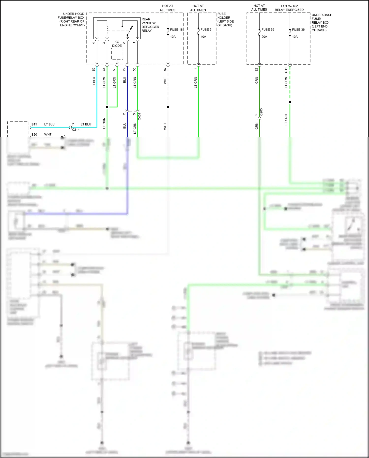 Wiring diagram control unit) for Honda Odyssey V facelift 2 (2020-2024) (3 of 7)