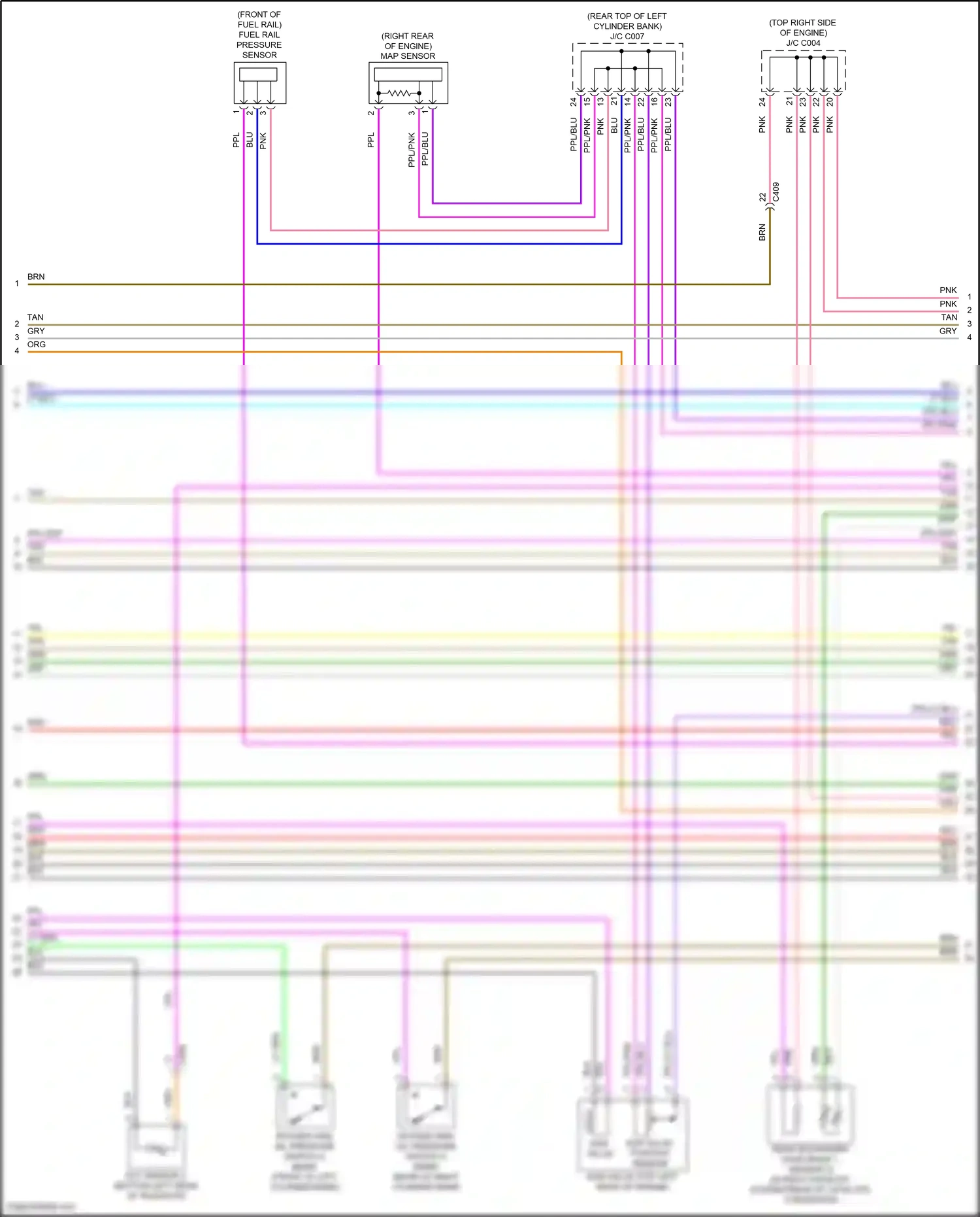 Wiring diagram map sensor for Honda Odyssey V facelift 2 (2020-2024) (1 of 1)