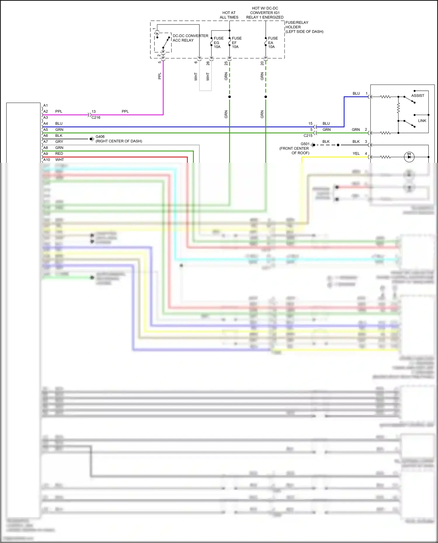 Wiring diagram telematics switch module for Honda Odyssey V facelift 2 (2020-2024) (1 of 1)