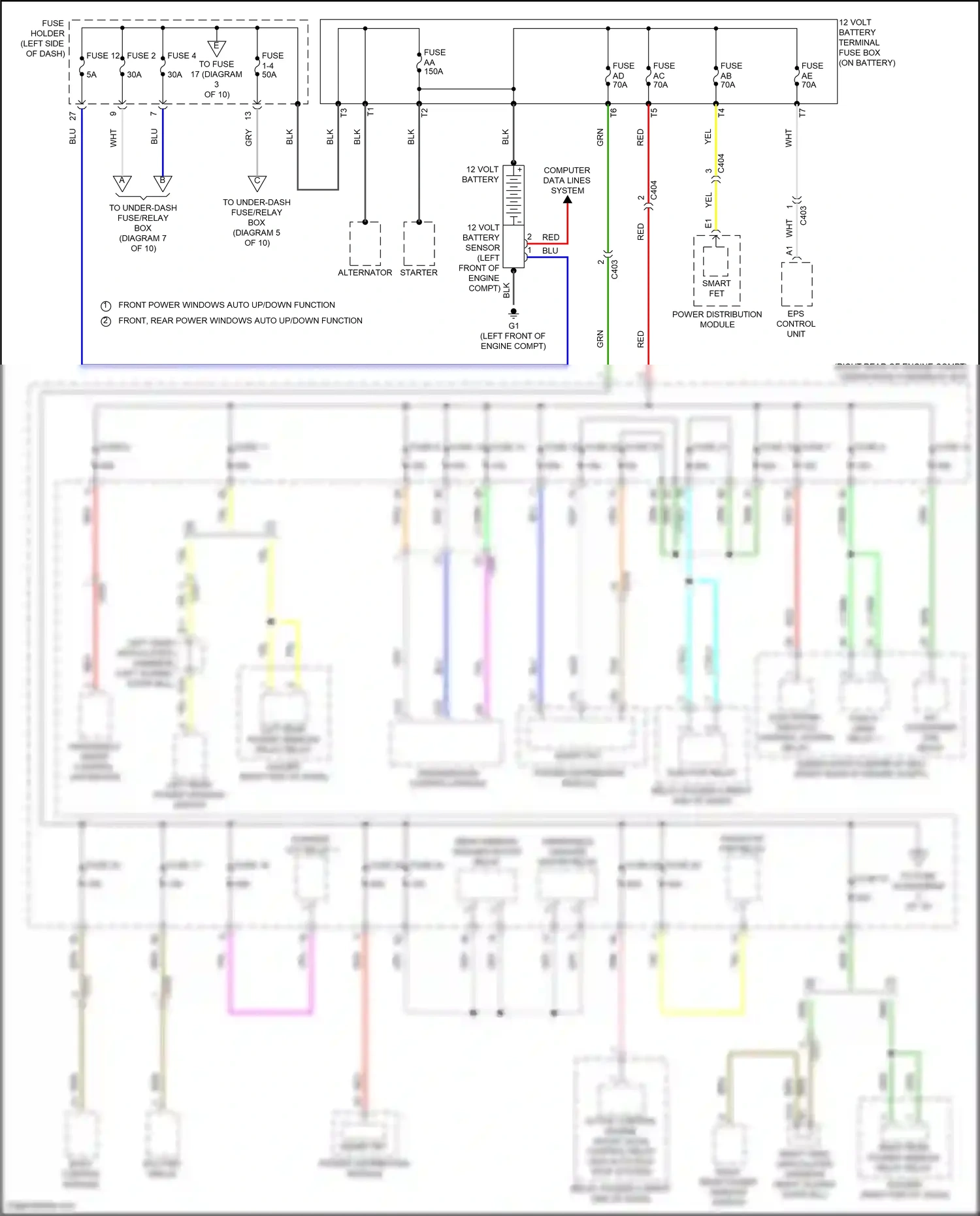 Wiring diagram transmission control module for Honda Odyssey V facelift 2 (2020-2024) (6 of 15)