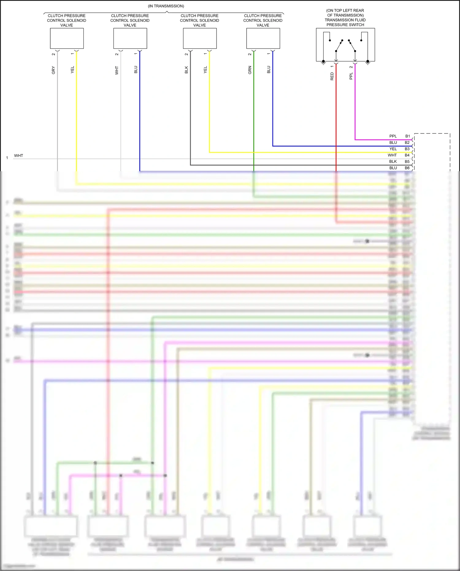 Wiring diagram transmission control module for Honda Odyssey V facelift 2 (2020-2024) (15 of 15)
