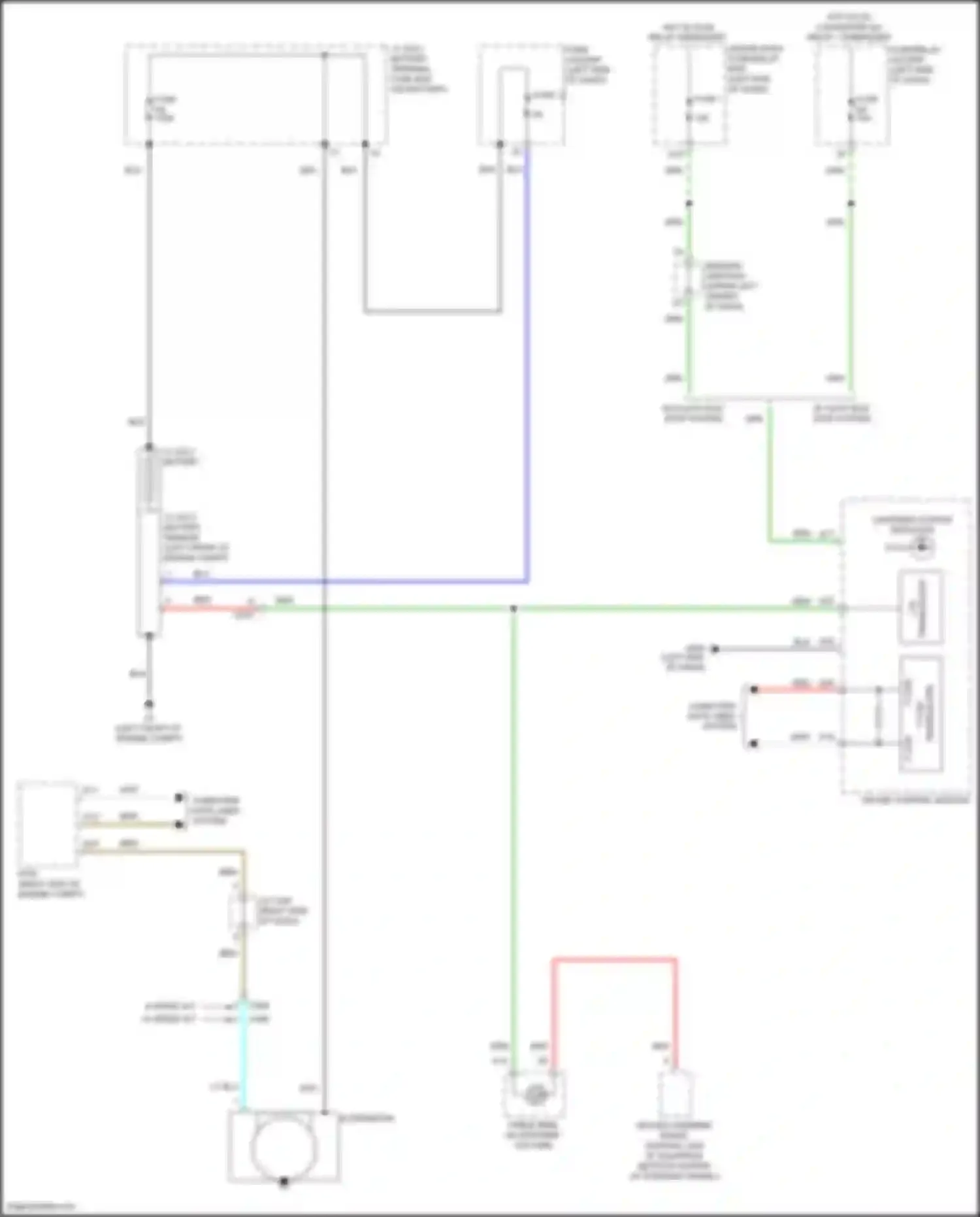 Odyssey Honda V facelift (2017-2020): Charging circuit