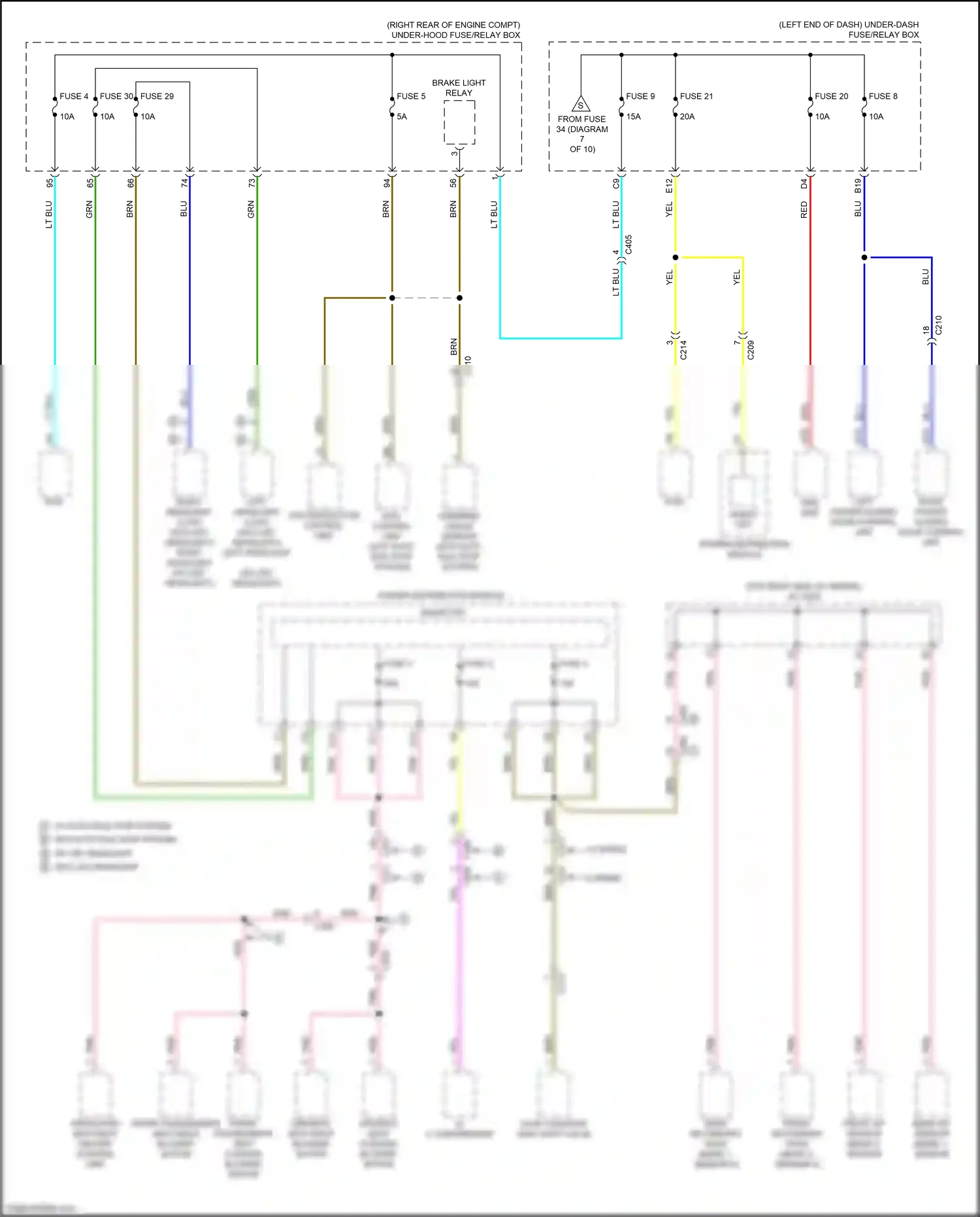 Wiring diagram a/c compressor for Honda Odyssey V facelift (2017-2020) (1 of 1)