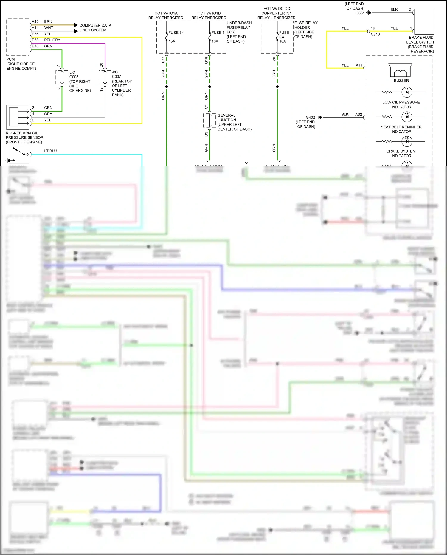 Wiring diagram automatic lighting control unit-sensor for Honda Odyssey V facelift (2017-2020) (1 of 5)