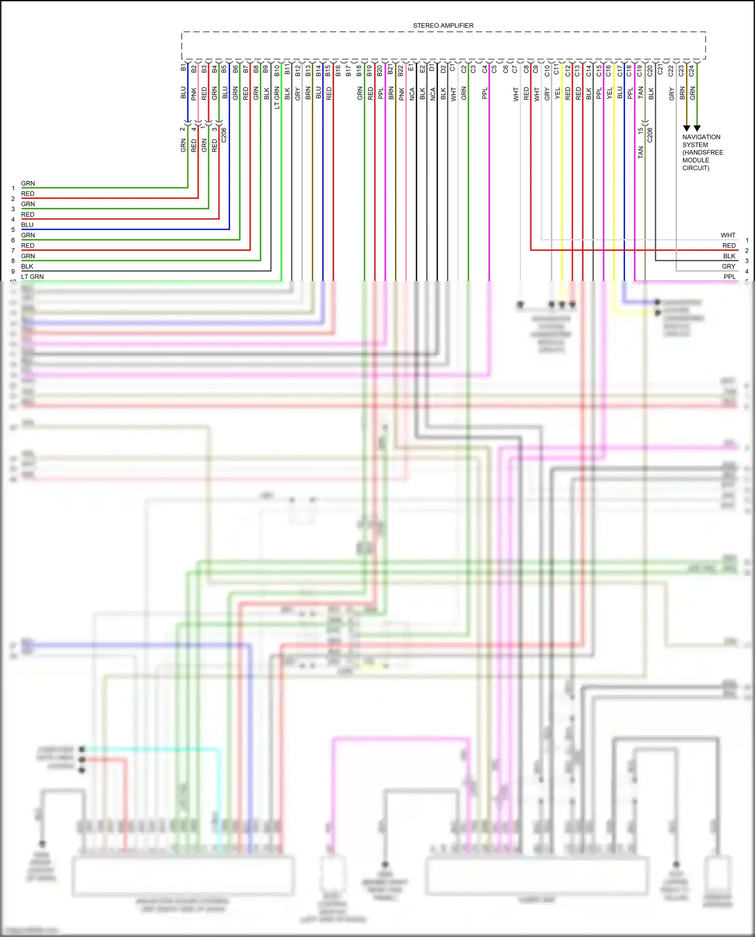 Wiring diagram blu for Honda Odyssey V facelift (2017-2020) (18 of 129)