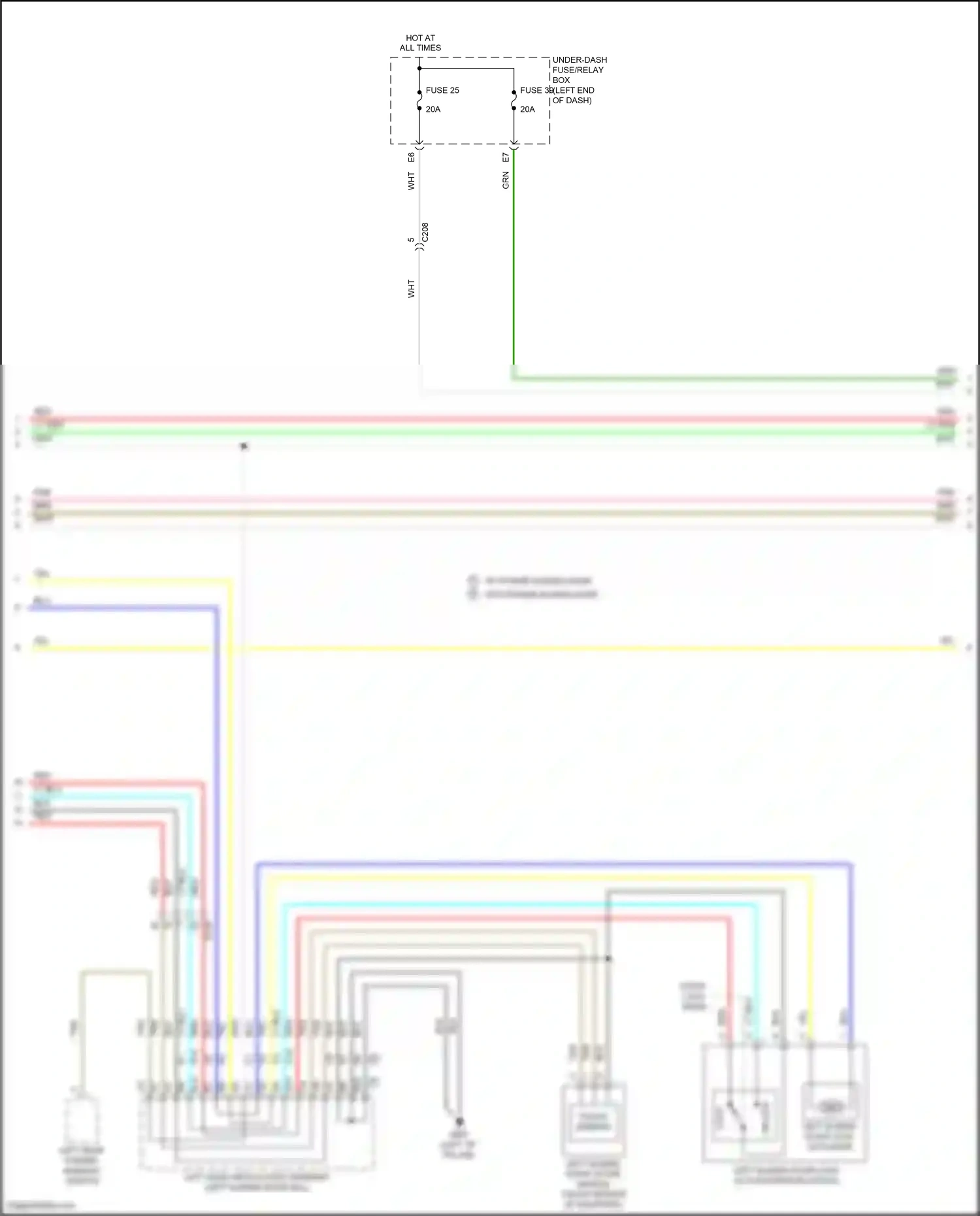 Wiring diagram blu for Honda Odyssey V facelift (2017-2020) (38 of 129)