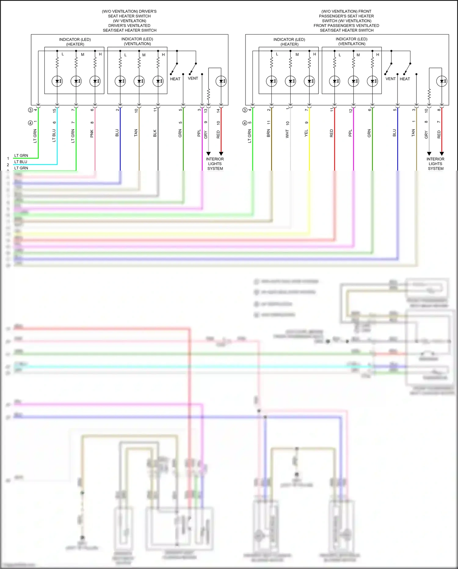 Wiring diagram blu for Honda Odyssey V facelift (2017-2020) (75 of 129)