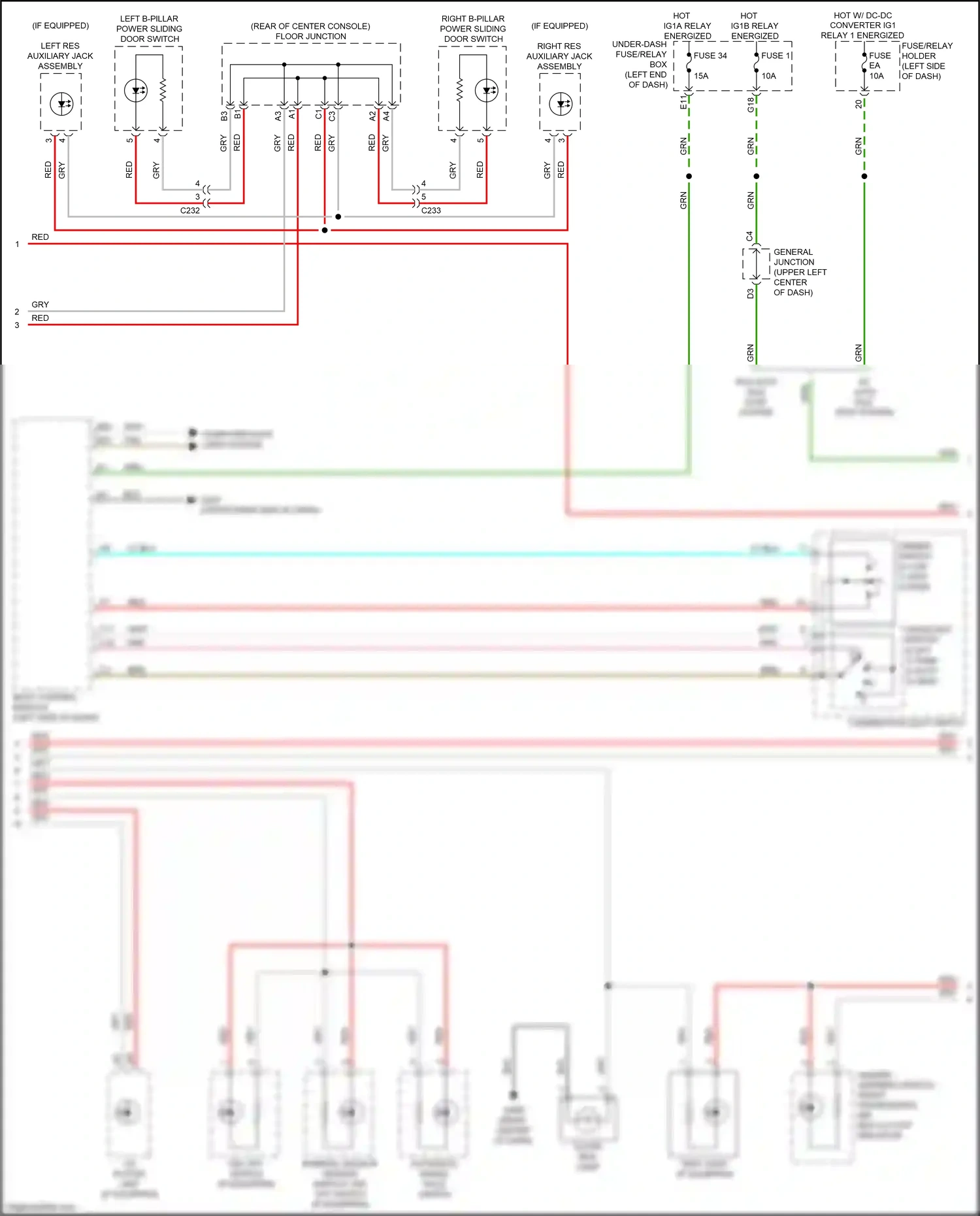 Wiring diagram cd player unit for Honda Odyssey V facelift (2017-2020) (1 of 1)