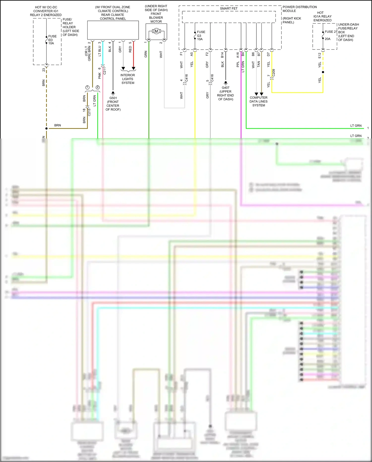 Wiring diagram computer data lines system for Honda Odyssey V facelift (2017-2020) (45 of 86)