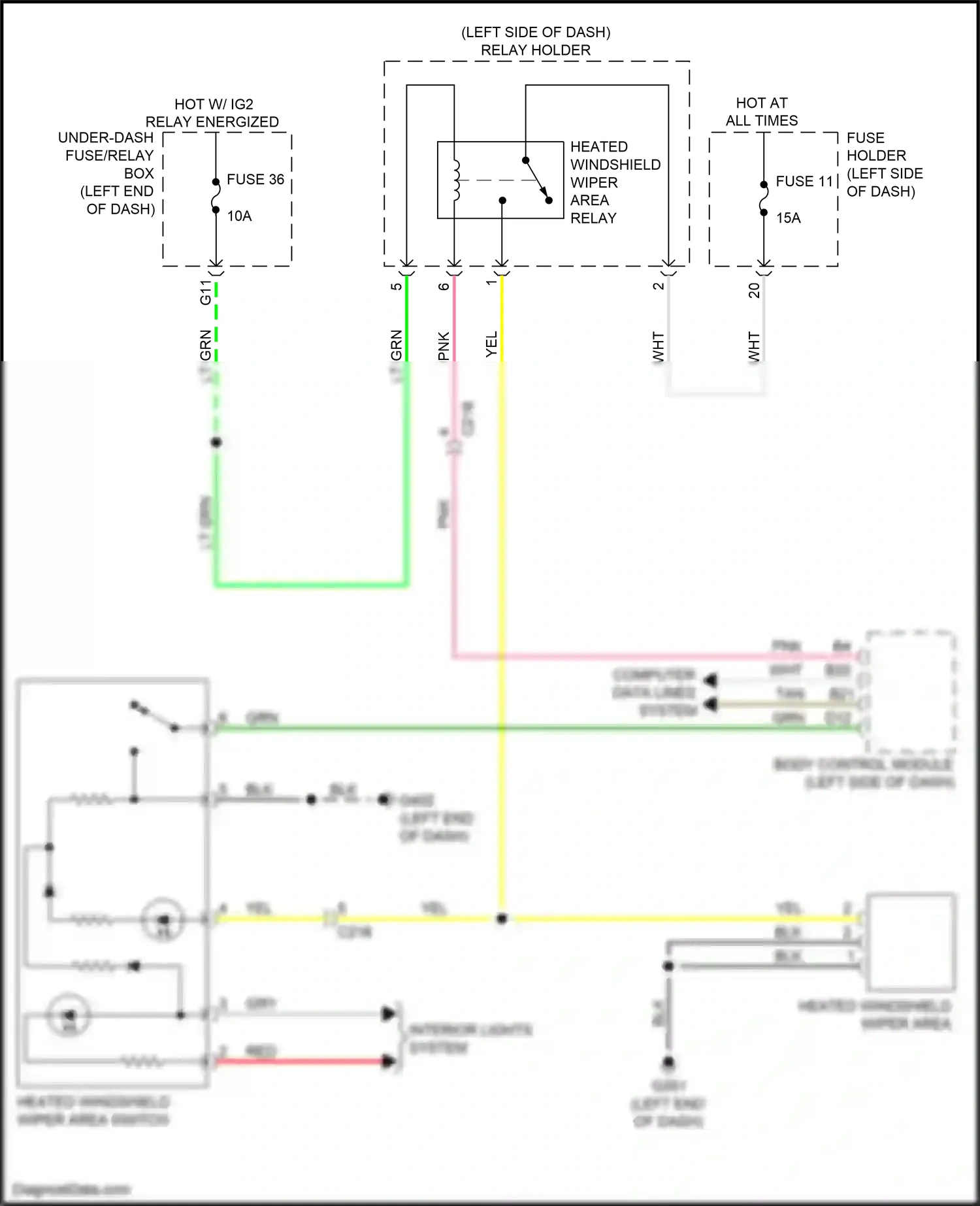 Wiring diagram computer data lines system for Honda Odyssey V facelift (2017-2020) (73 of 86)