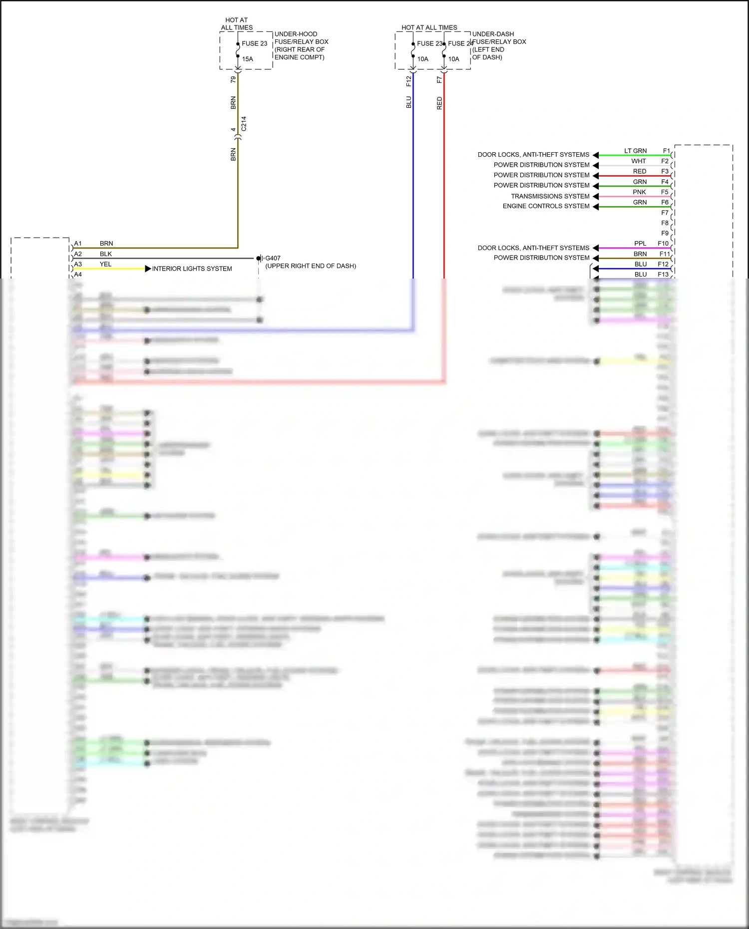 Wiring diagram computer data lines system for Honda Odyssey V facelift (2017-2020) (11 of 86)