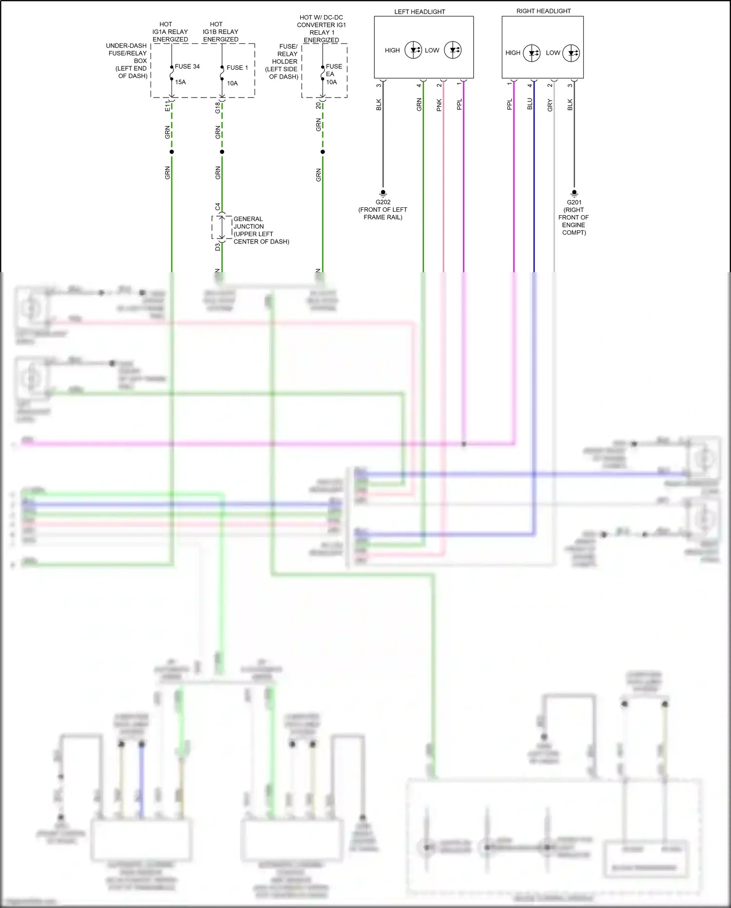 Wiring diagram computer data lines system for Honda Odyssey V facelift (2017-2020) (64 of 86)