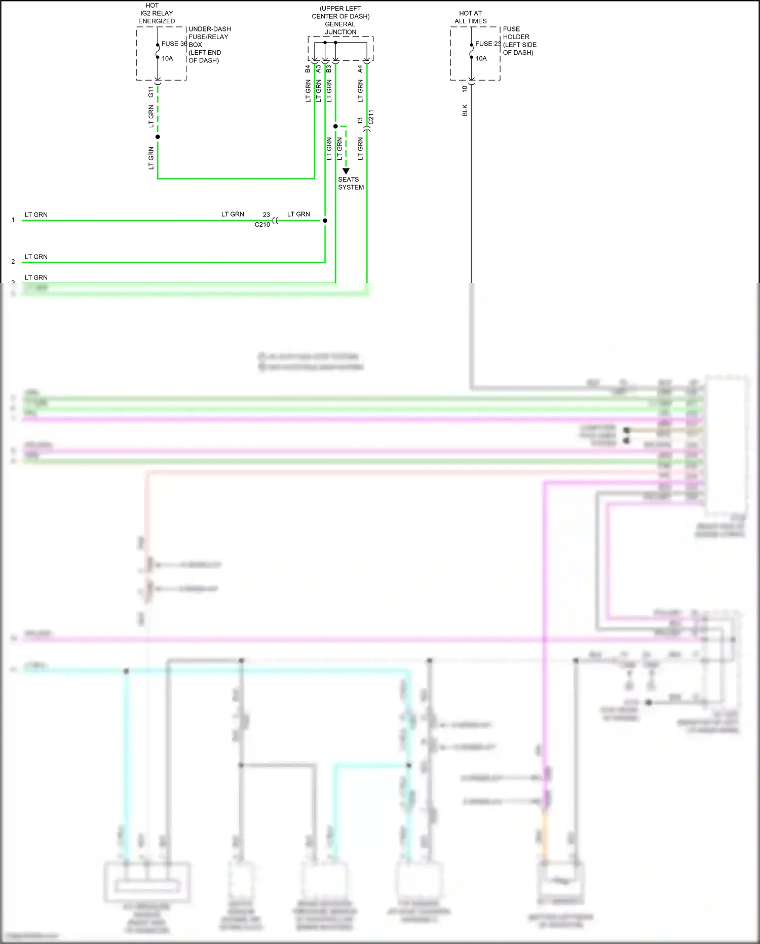 Wiring diagram ect sensor 2 for Honda Odyssey V facelift (2017-2020) (1 of 3)