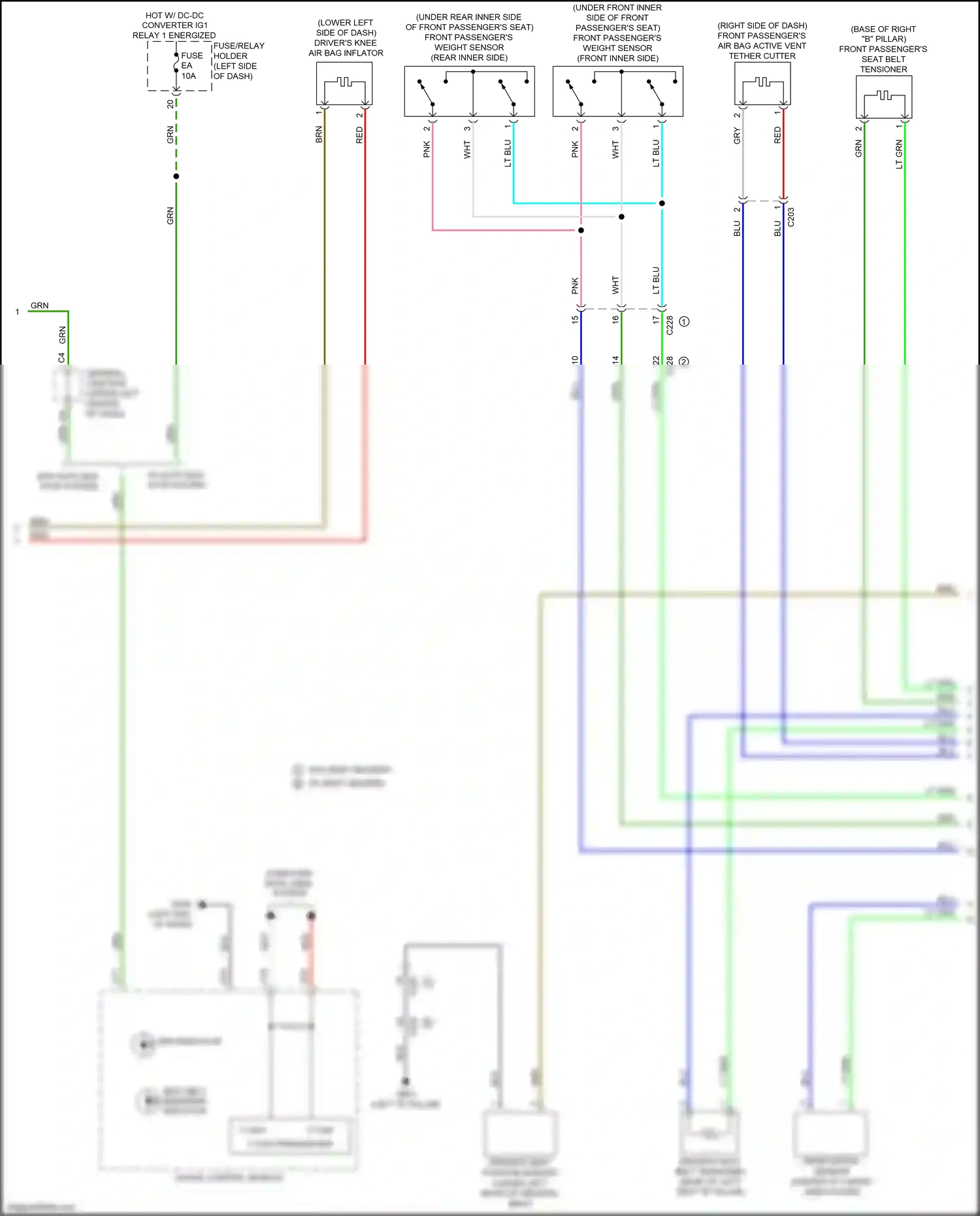 Wiring diagram fuse ea for Honda Odyssey V facelift (2017-2020) (10 of 20)