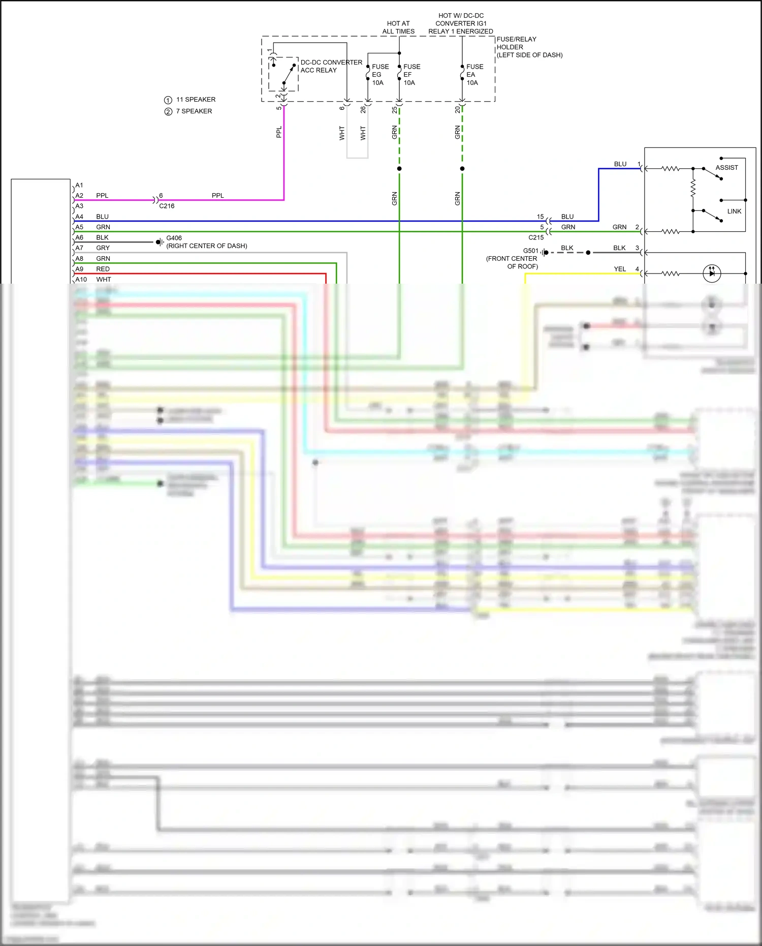 Wiring diagram fuse ea for Honda Odyssey V facelift (2017-2020) (13 of 20)