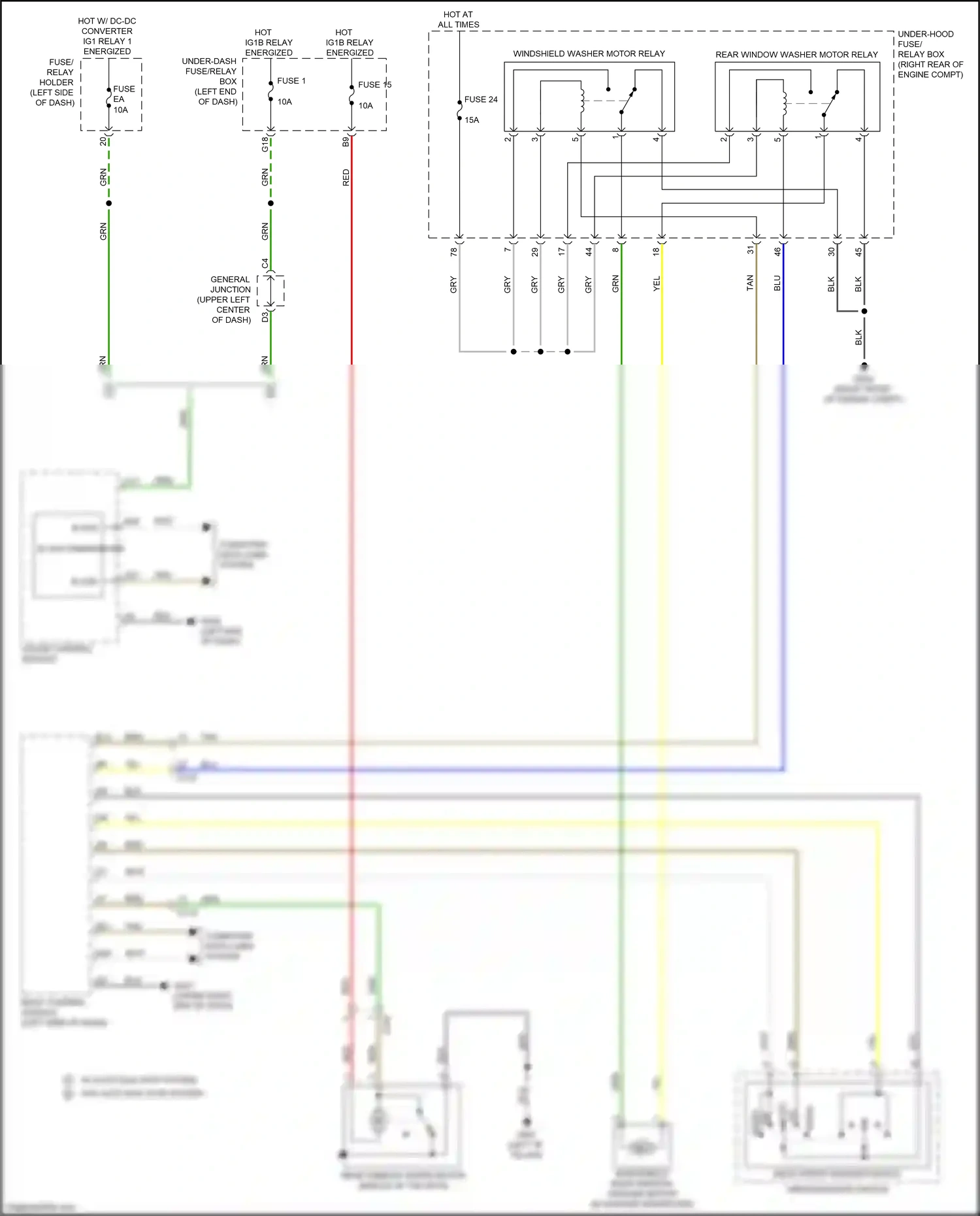 Wiring diagram gauge control module for Honda Odyssey V facelift (2017-2020) (9 of 37)