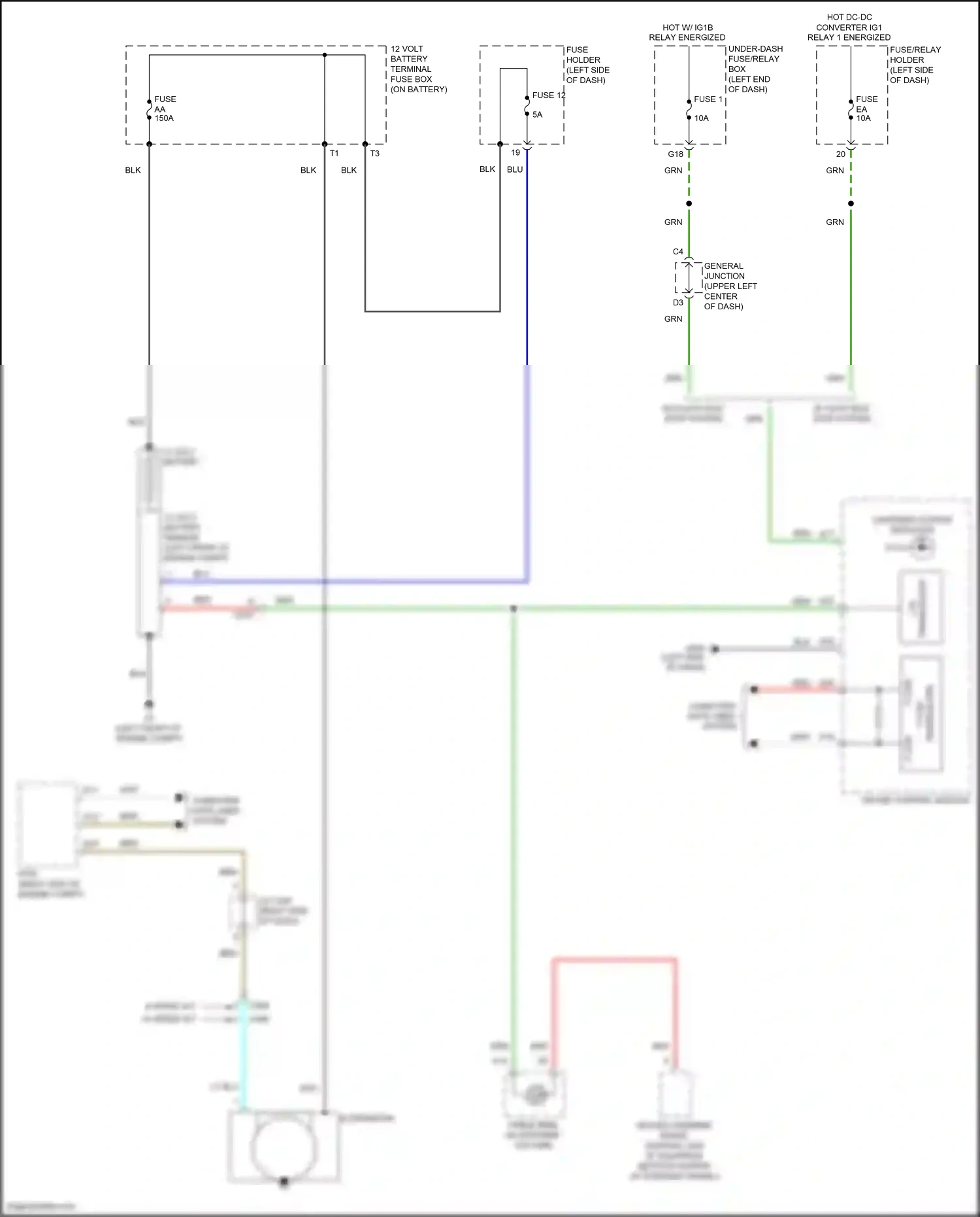 Wiring diagram gauge control module for Honda Odyssey V facelift (2017-2020) (23 of 37)