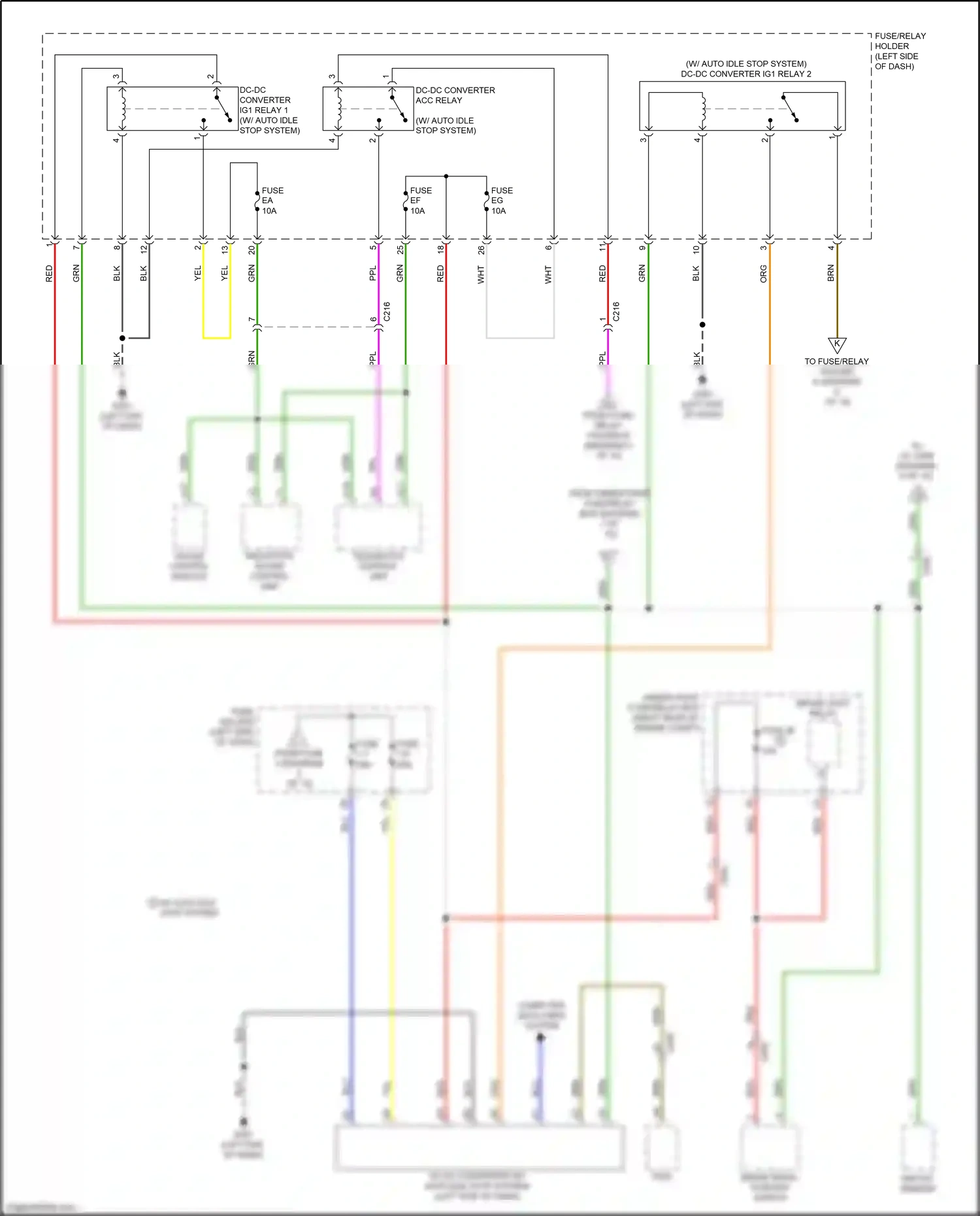 Wiring diagram maf/iat sensor for Honda Odyssey V facelift (2017-2020) (3 of 4)