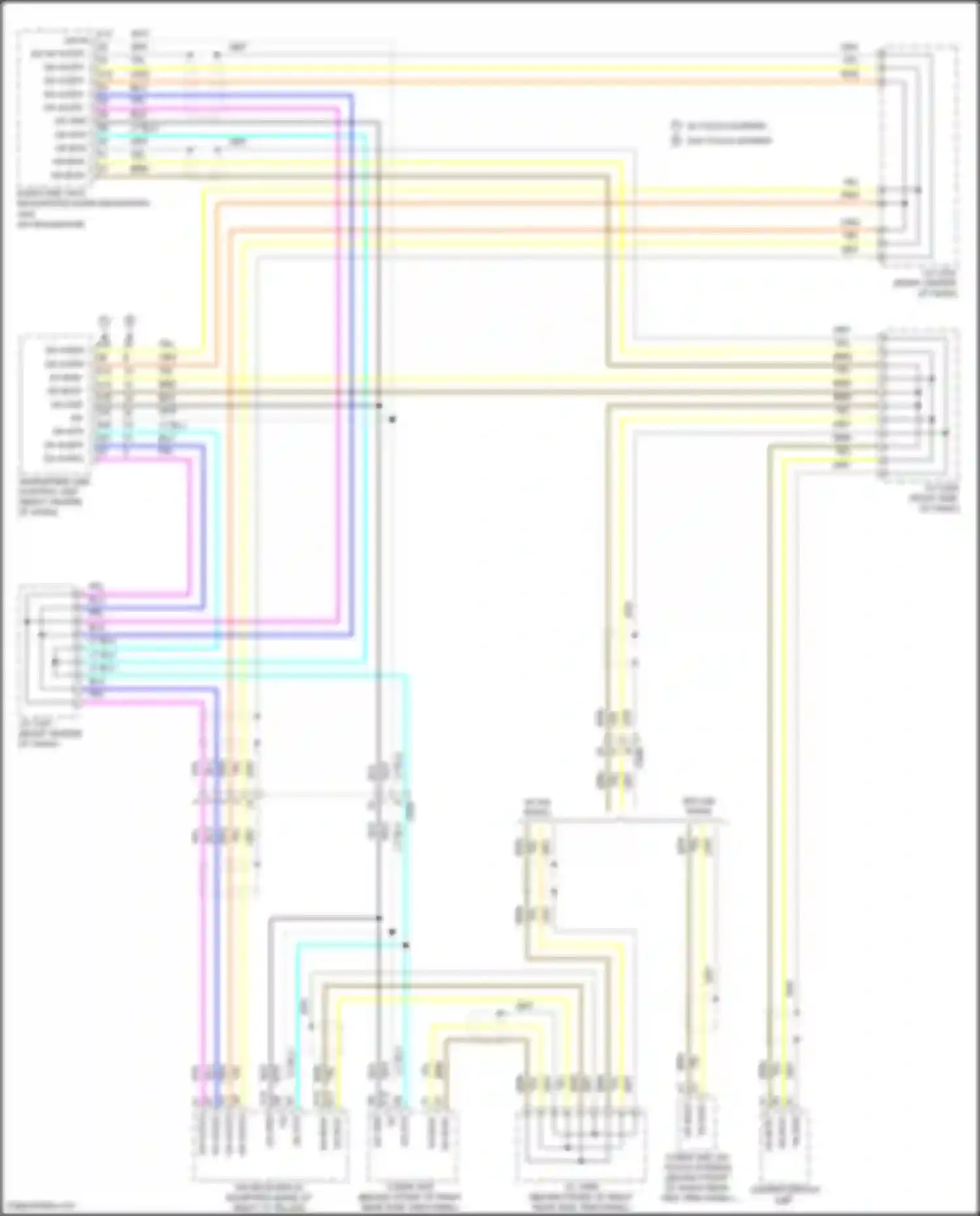 Odyssey Honda V (2013-2017): Ga-net bus/ga-net audio circuit, w/o res