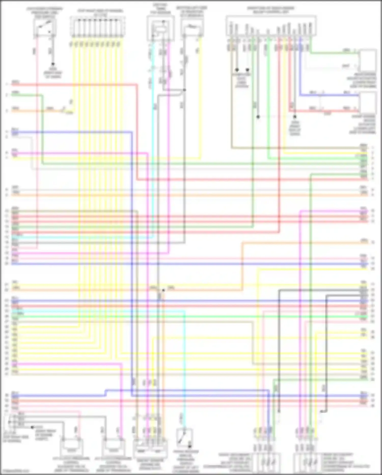 Odyssey Honda V (2013-2017): Wiring diagram engine performance 3.5l (2 of 7)
