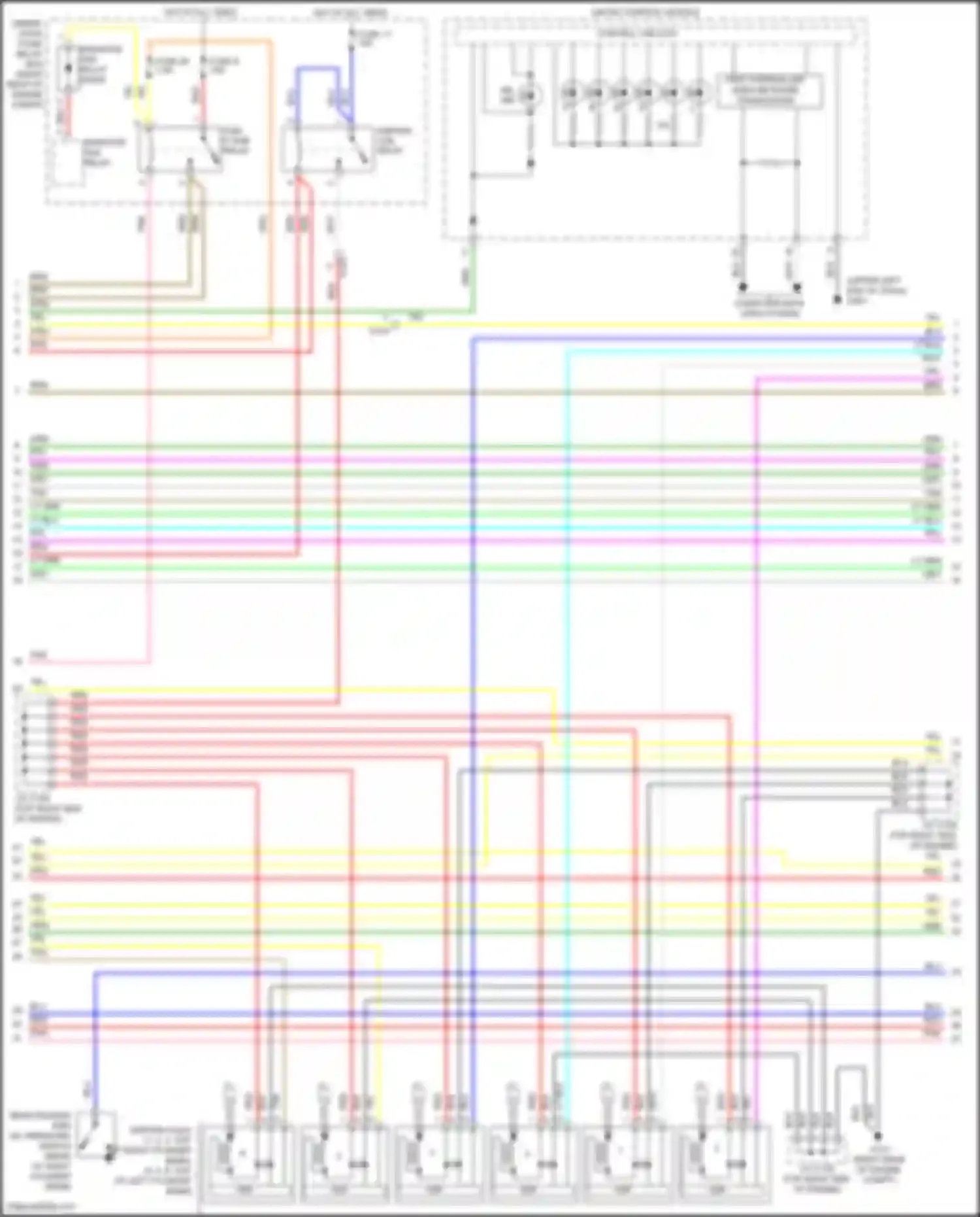 Odyssey Honda V (2013-2017): Wiring diagram engine performance 3.5l (4 of 7)