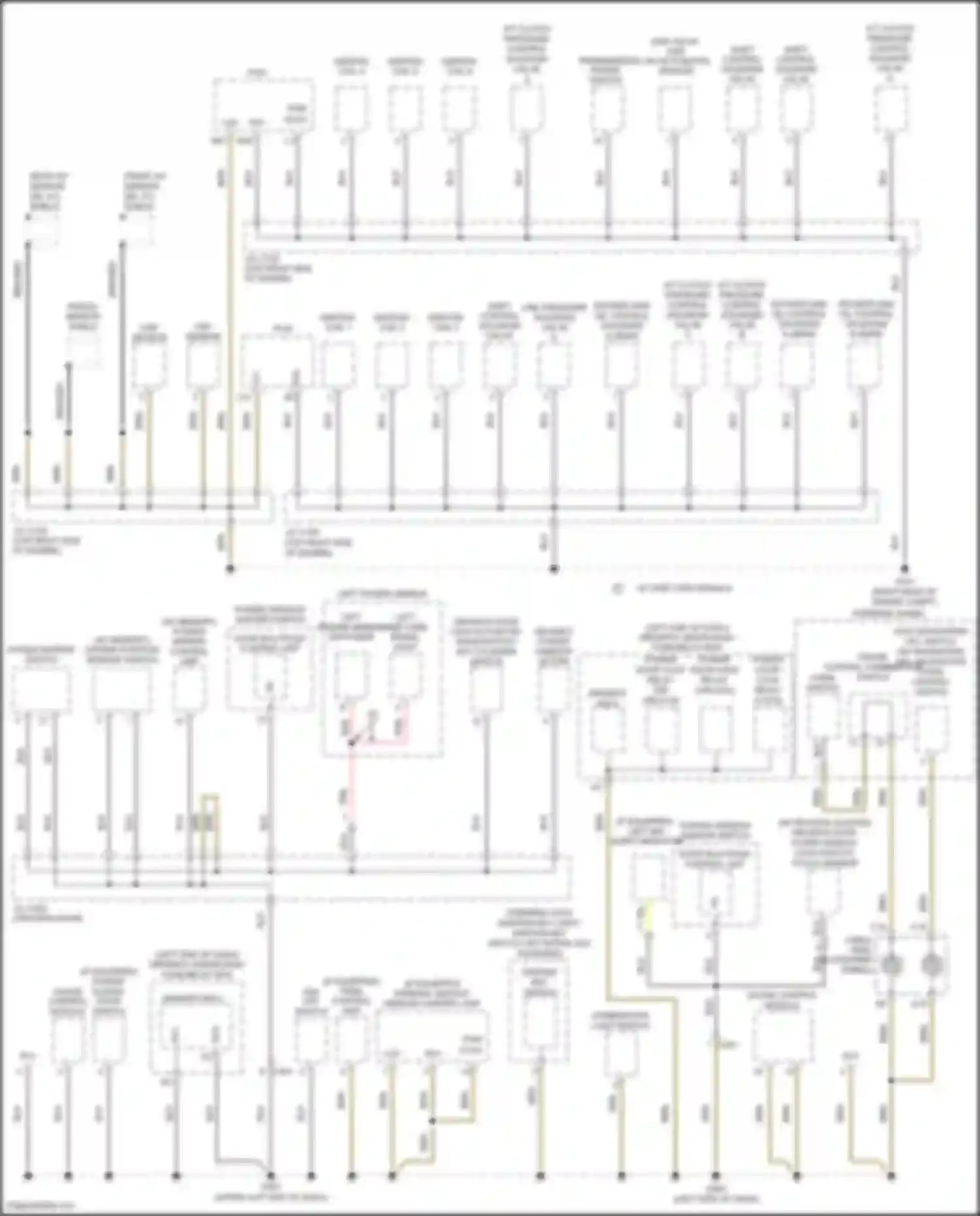Odyssey Honda V (2013-2017): Ground distribution circuit (2 of 5)