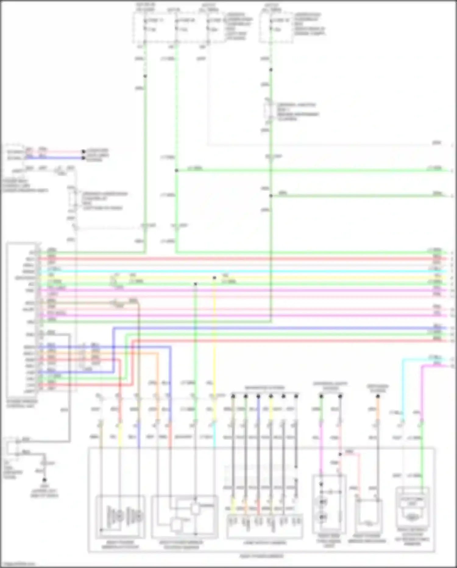 Odyssey Honda V (2013-2017): Memory mirrors circuit (1 of 3)