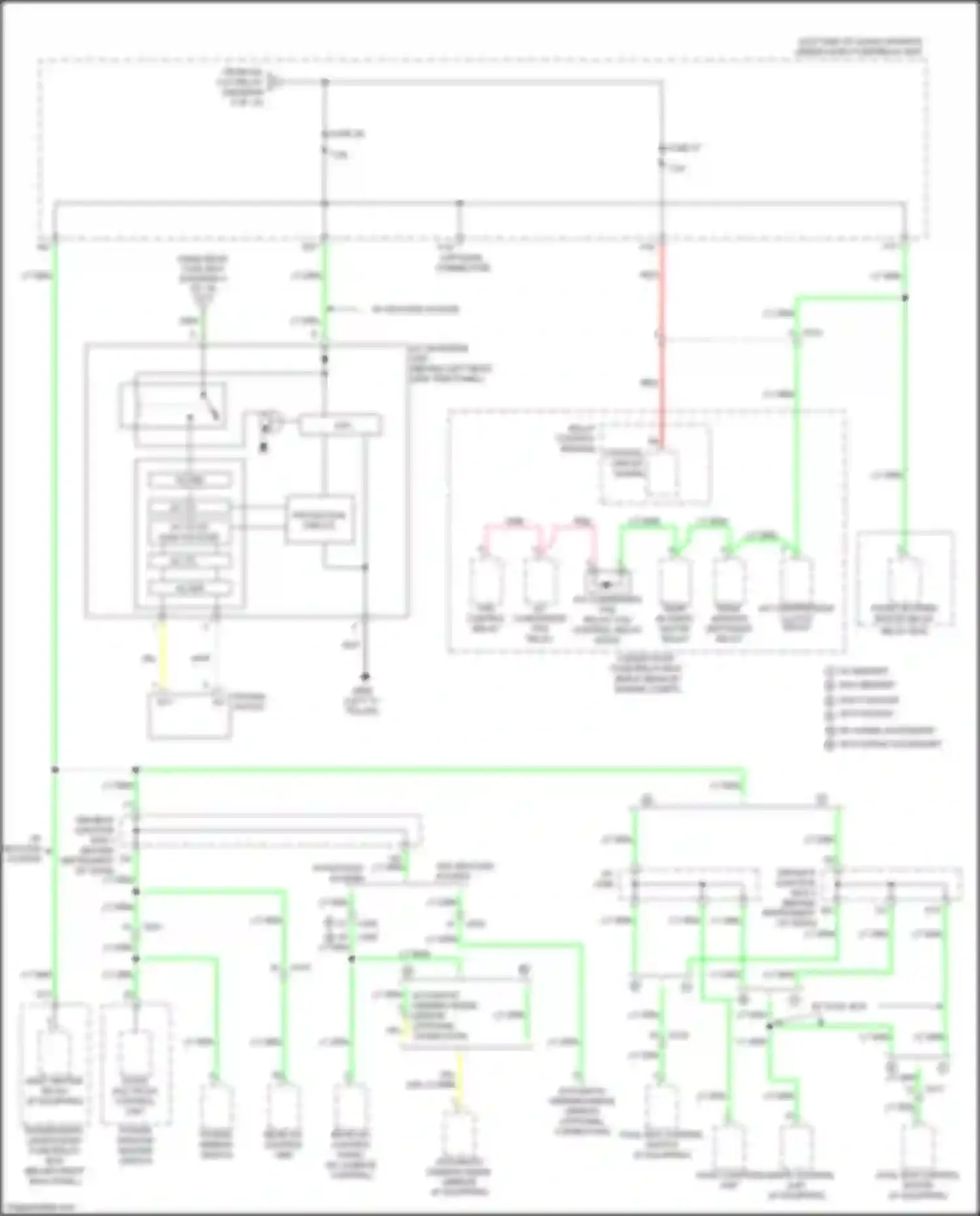 Odyssey Honda V (2013-2017): Power distribution circuit (6 of 10)