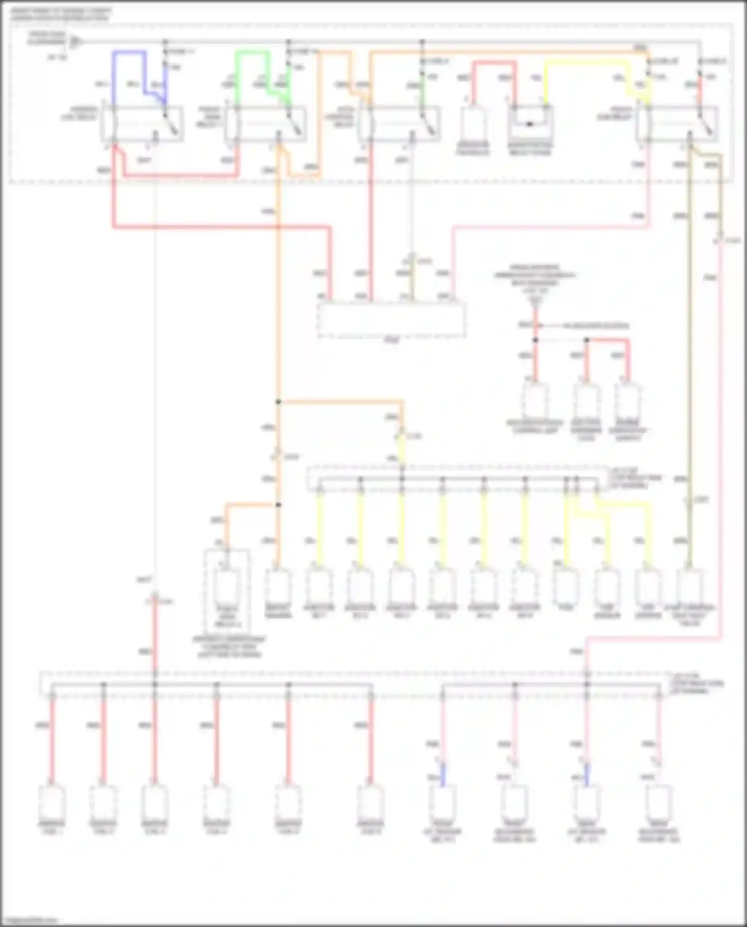 Odyssey Honda V (2013-2017): Power distribution circuit (9 of 10)