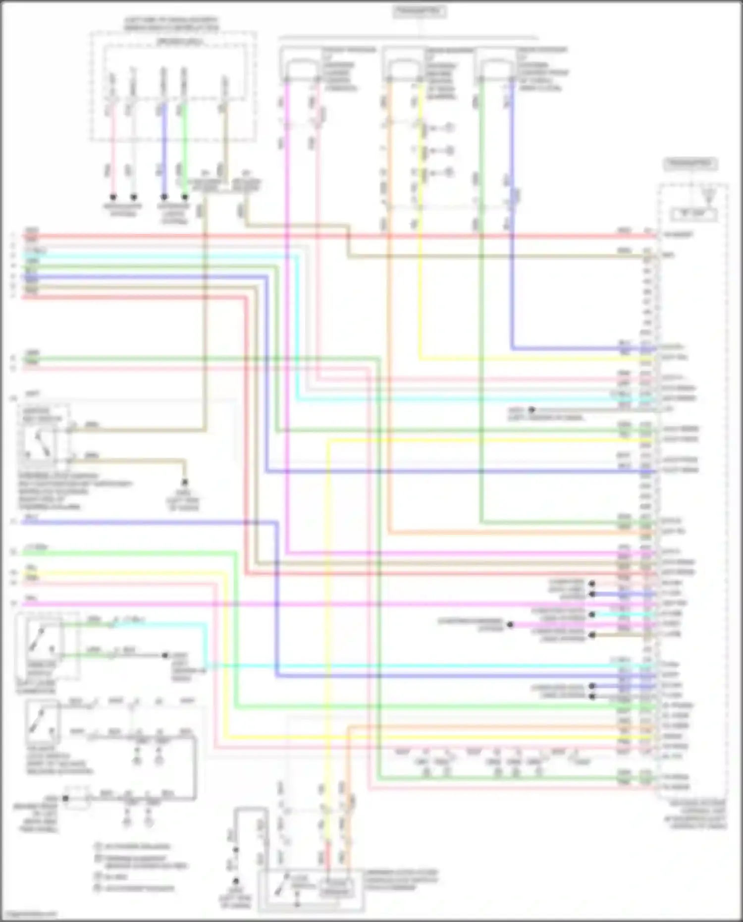 Odyssey Honda V (2013-2017): Power door locks circuit (8 of 8)