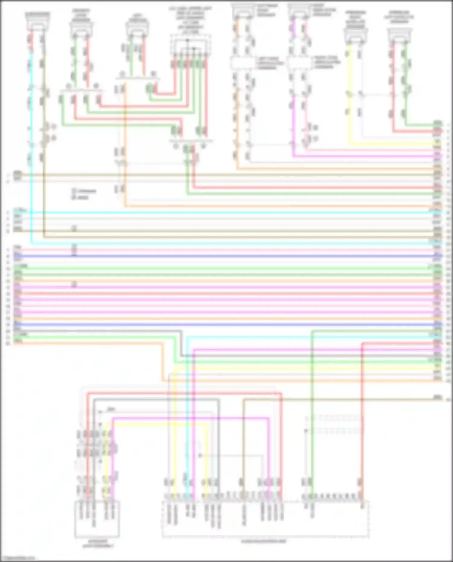 Odyssey Honda V (2013-2017): Radio circuit, w/ navigation (3 of 7)