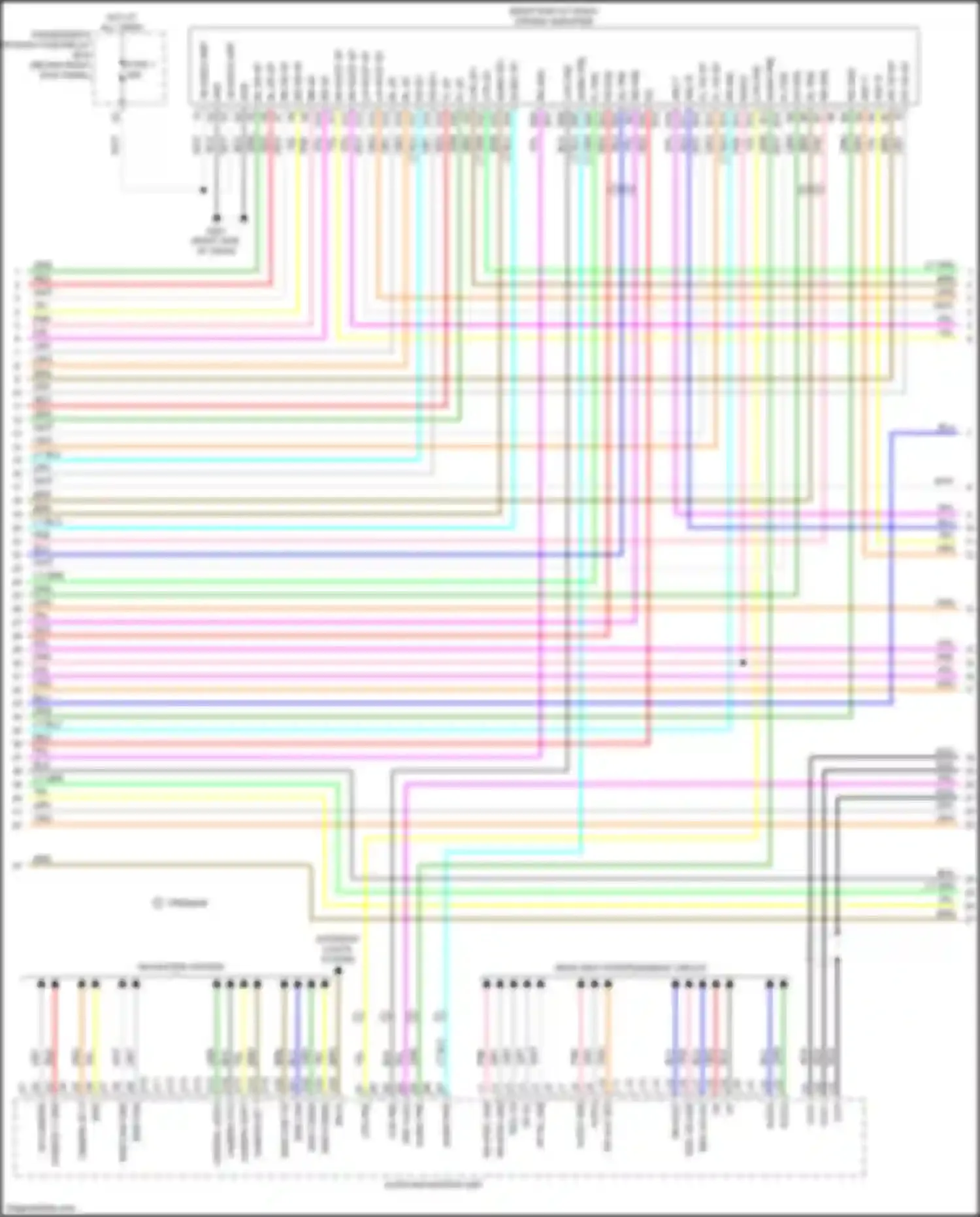 Wiring diagram anc f- for Honda Odyssey V (2013-2017) (1 of 8)