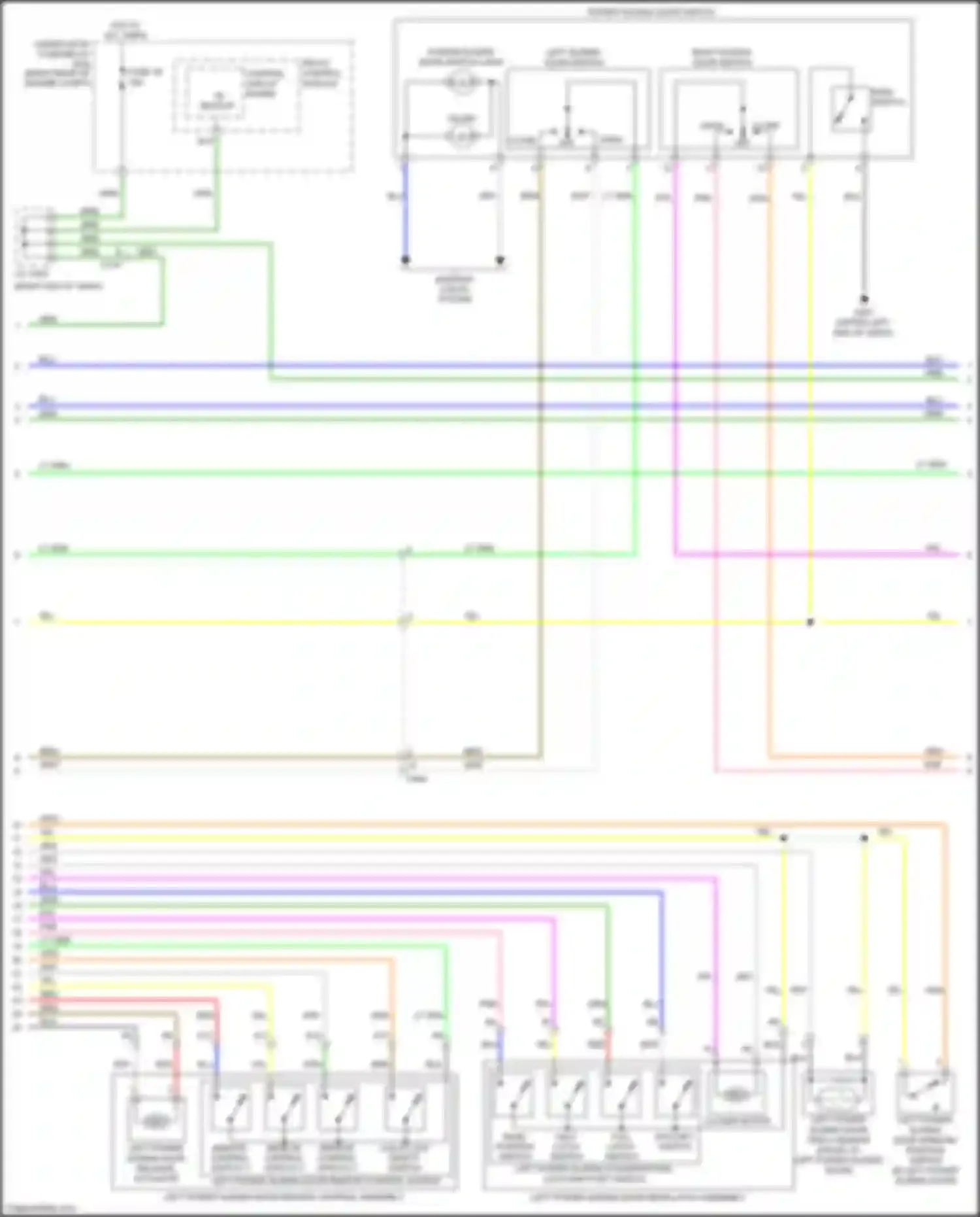 Wiring diagram +b backup for Honda Odyssey V (2013-2017) (8 of 8)