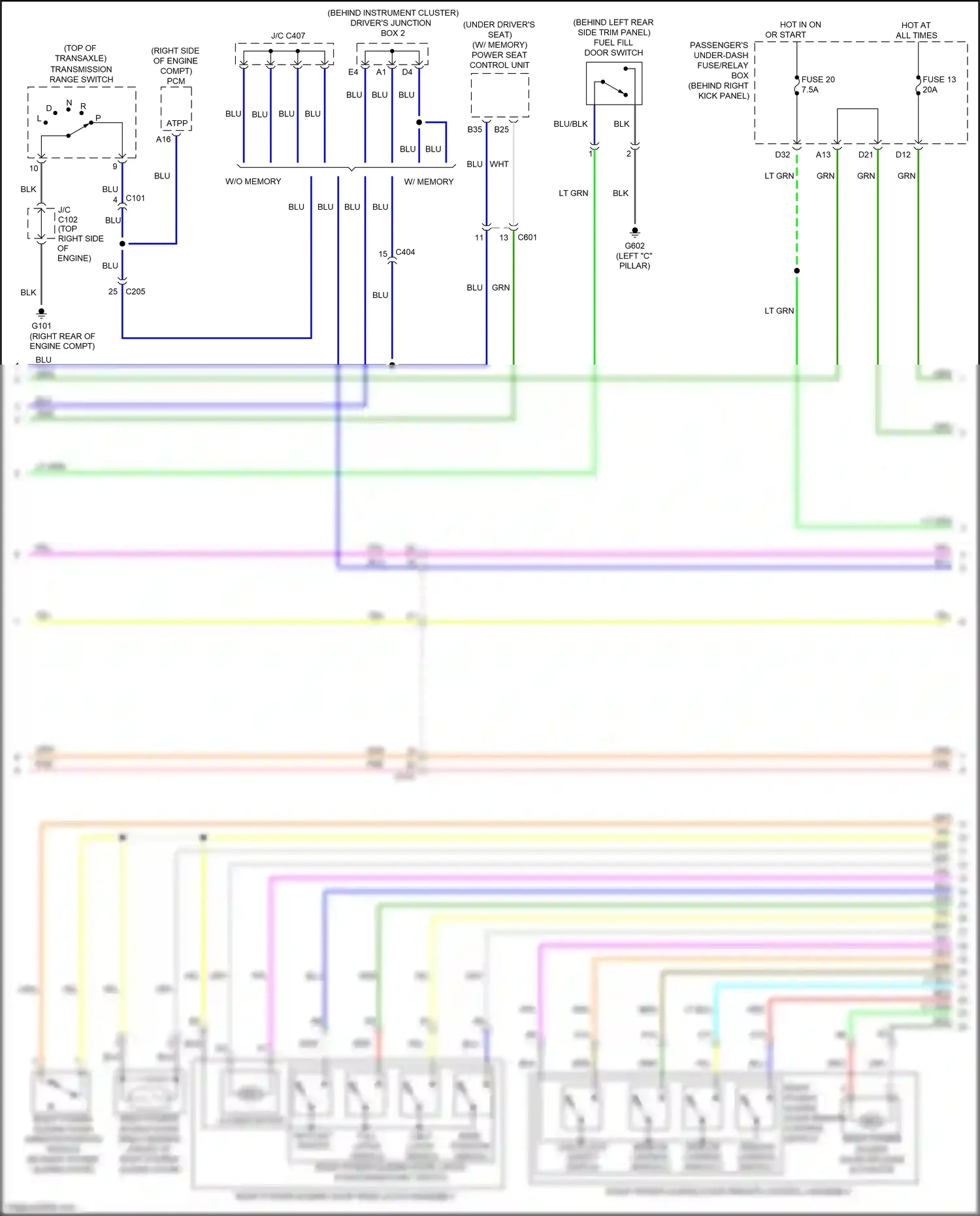 Honda Odyssey V (2013-2017) blk wiring diagram  (66 of 156)