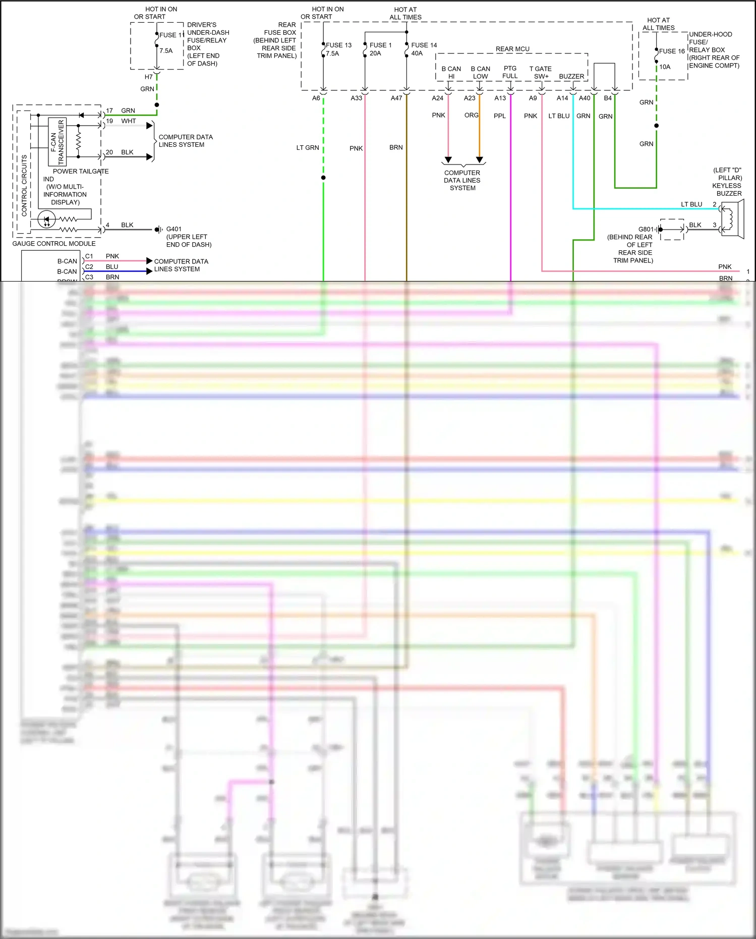 Honda Odyssey V (2013-2017) blk wiring diagram  (68 of 156)