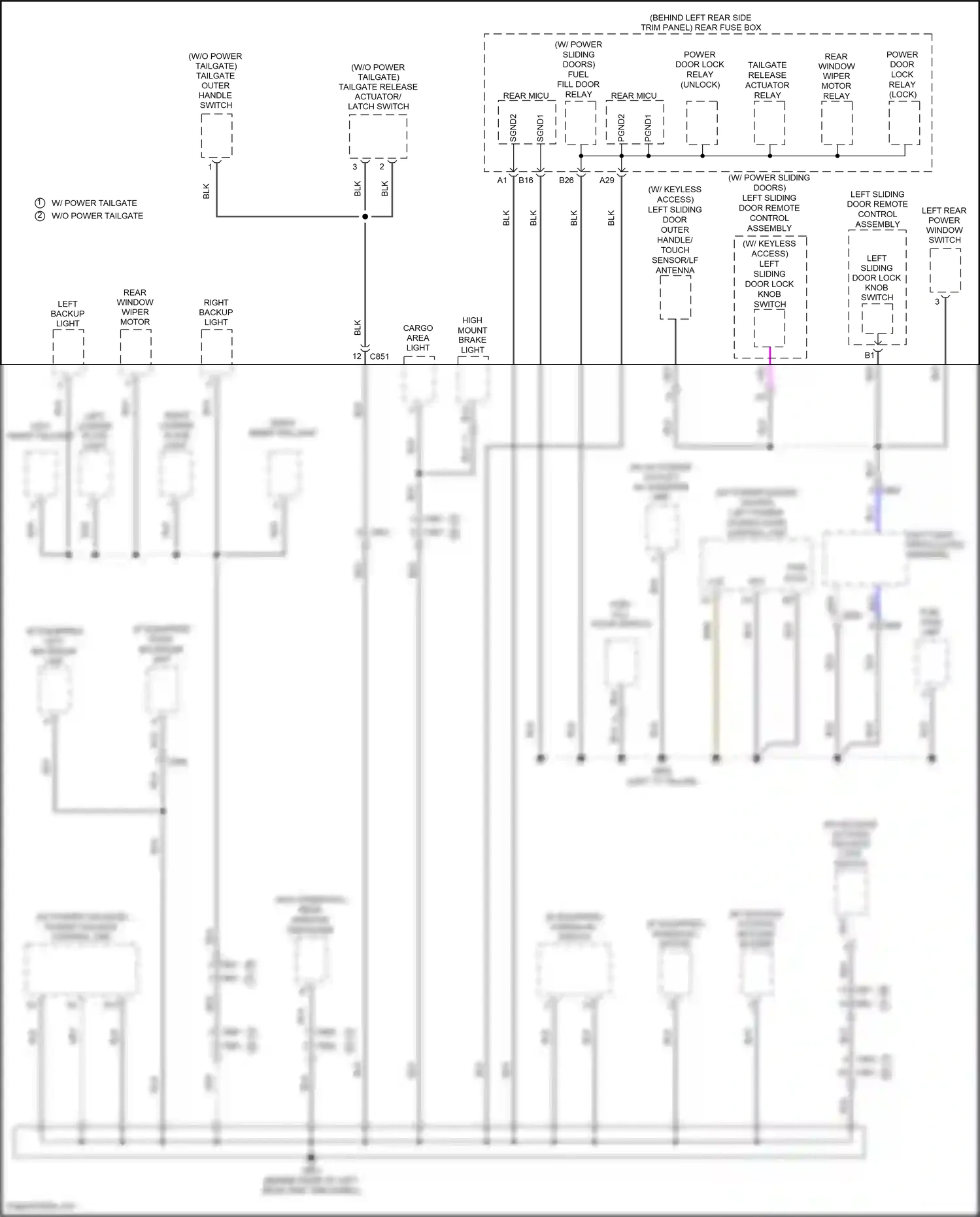 Wiring diagram blu for Honda Odyssey V (2013-2017) (83 of 154)