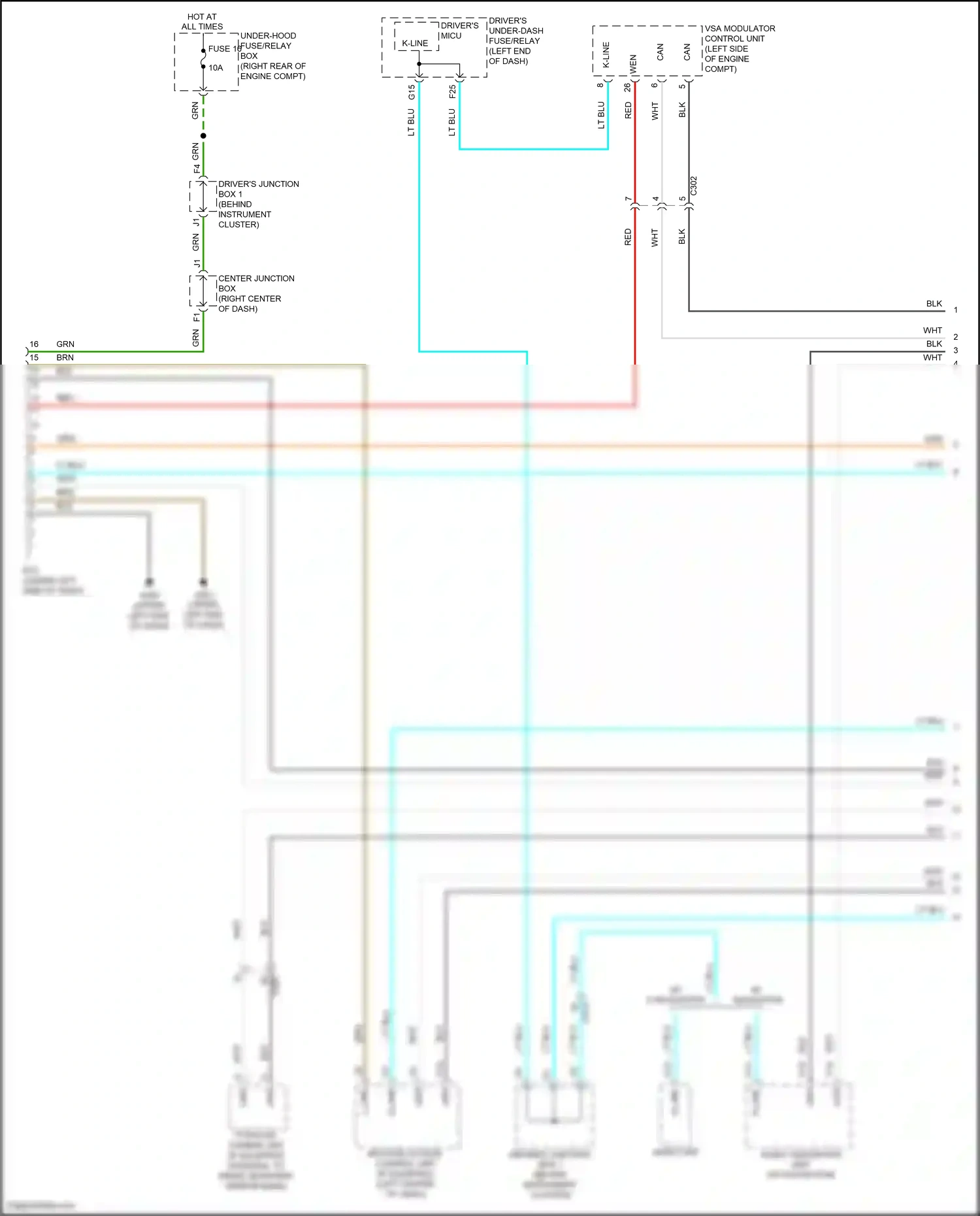 Wiring diagram brn for Honda Odyssey V (2013-2017) (113 of 140)