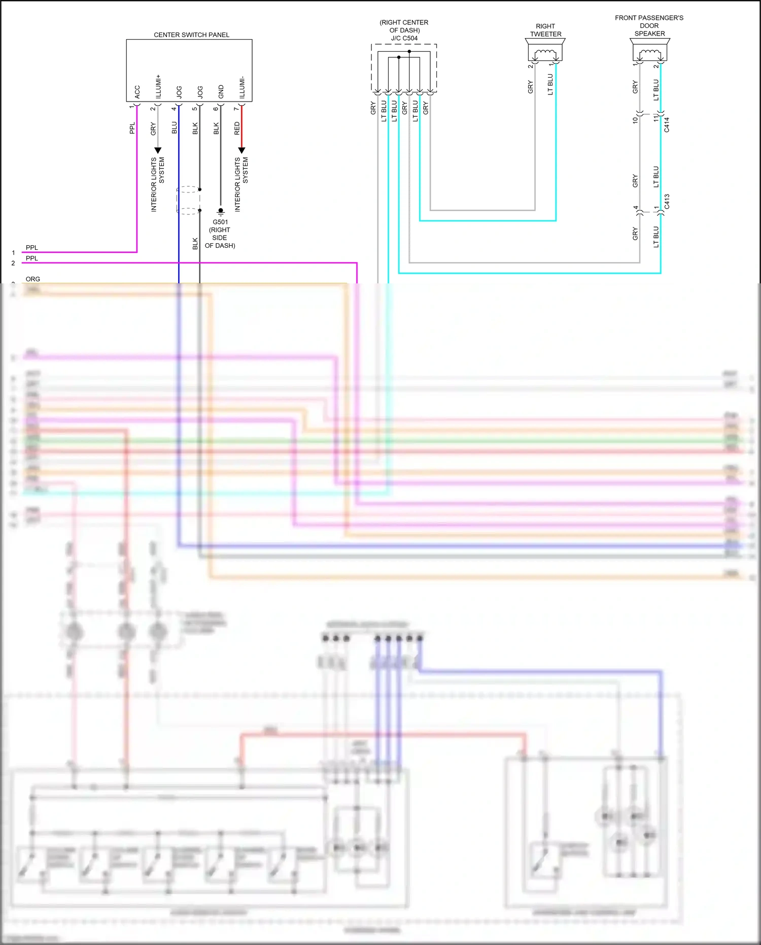 Wiring diagram cable reel for Honda Odyssey V (2013-2017) (7 of 13)