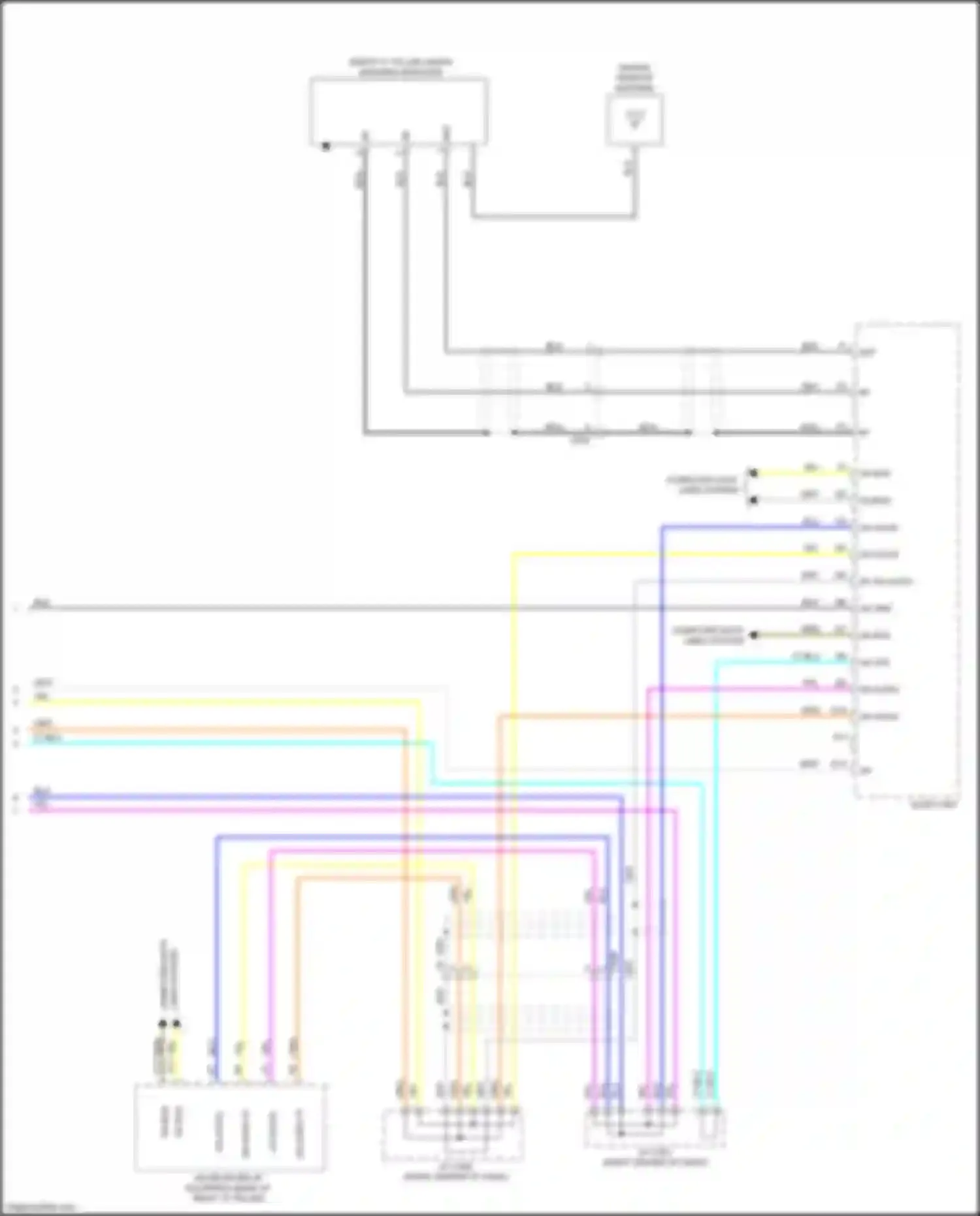 Wiring diagram computer data lines system for Honda Odyssey V (2013-2017) (5 of 96)