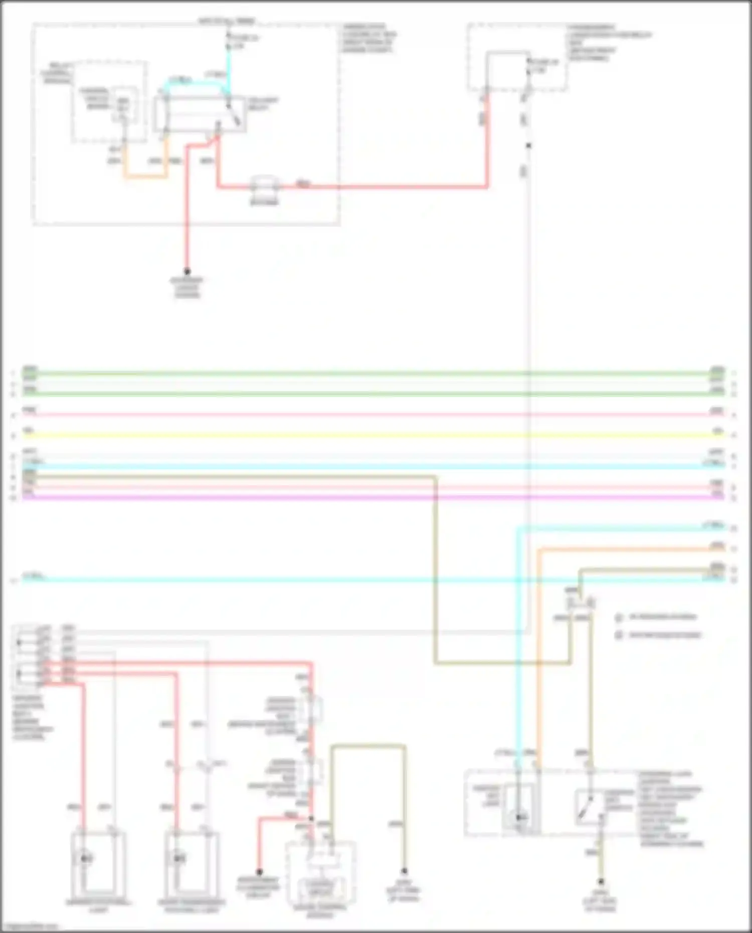 Wiring diagram control circuit for Honda Odyssey V (2013-2017) (1 of 4)