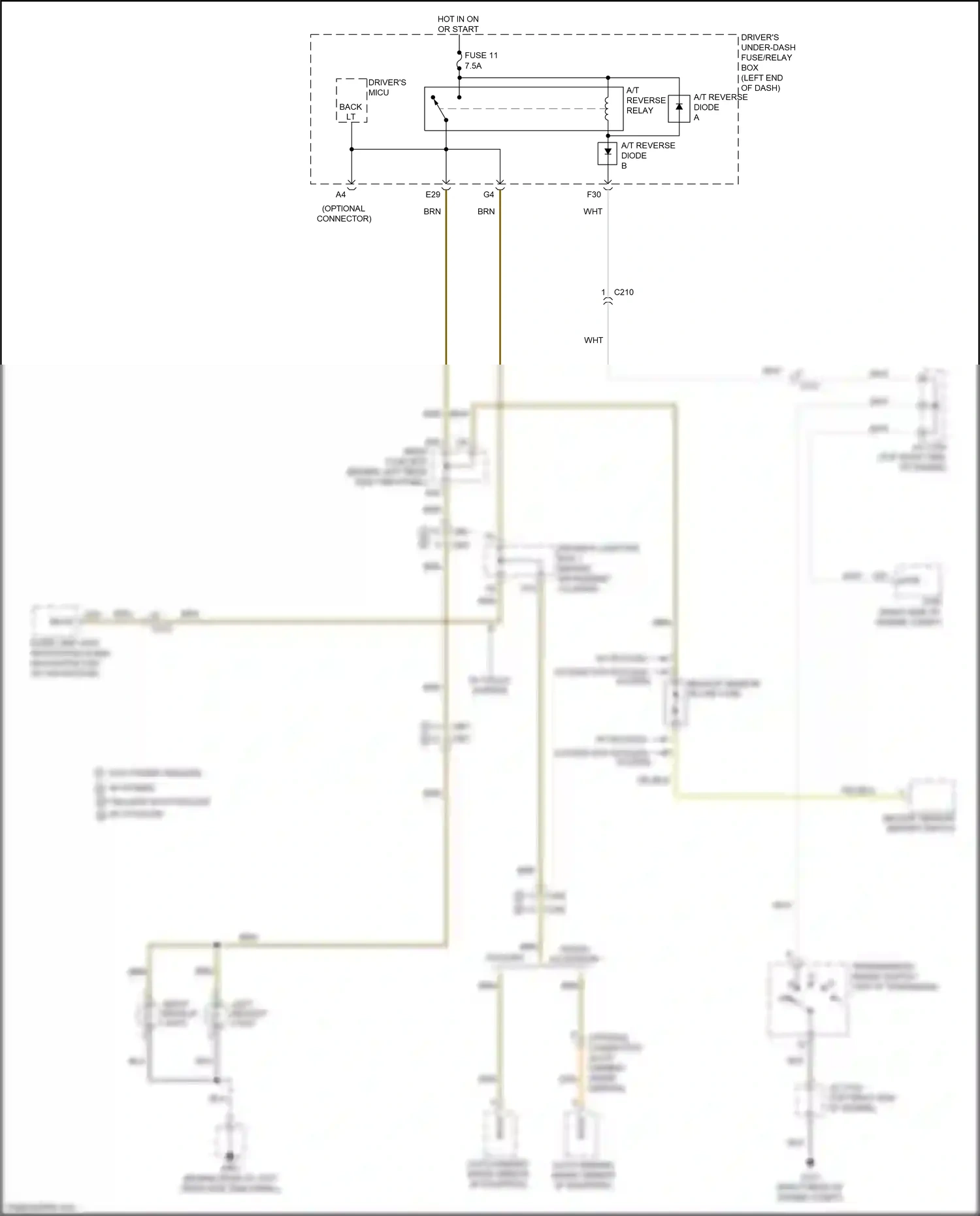 Wiring diagram driver's micu for Honda Odyssey V (2013-2017) (1 of 43)