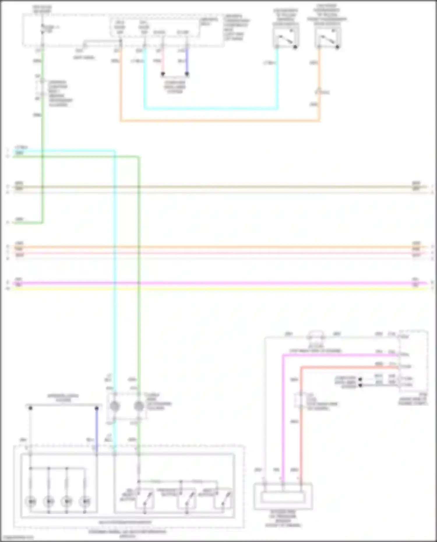 Wiring diagram driver's under-dash fuse/relay box for Honda Odyssey V (2013-2017) (17 of 59)