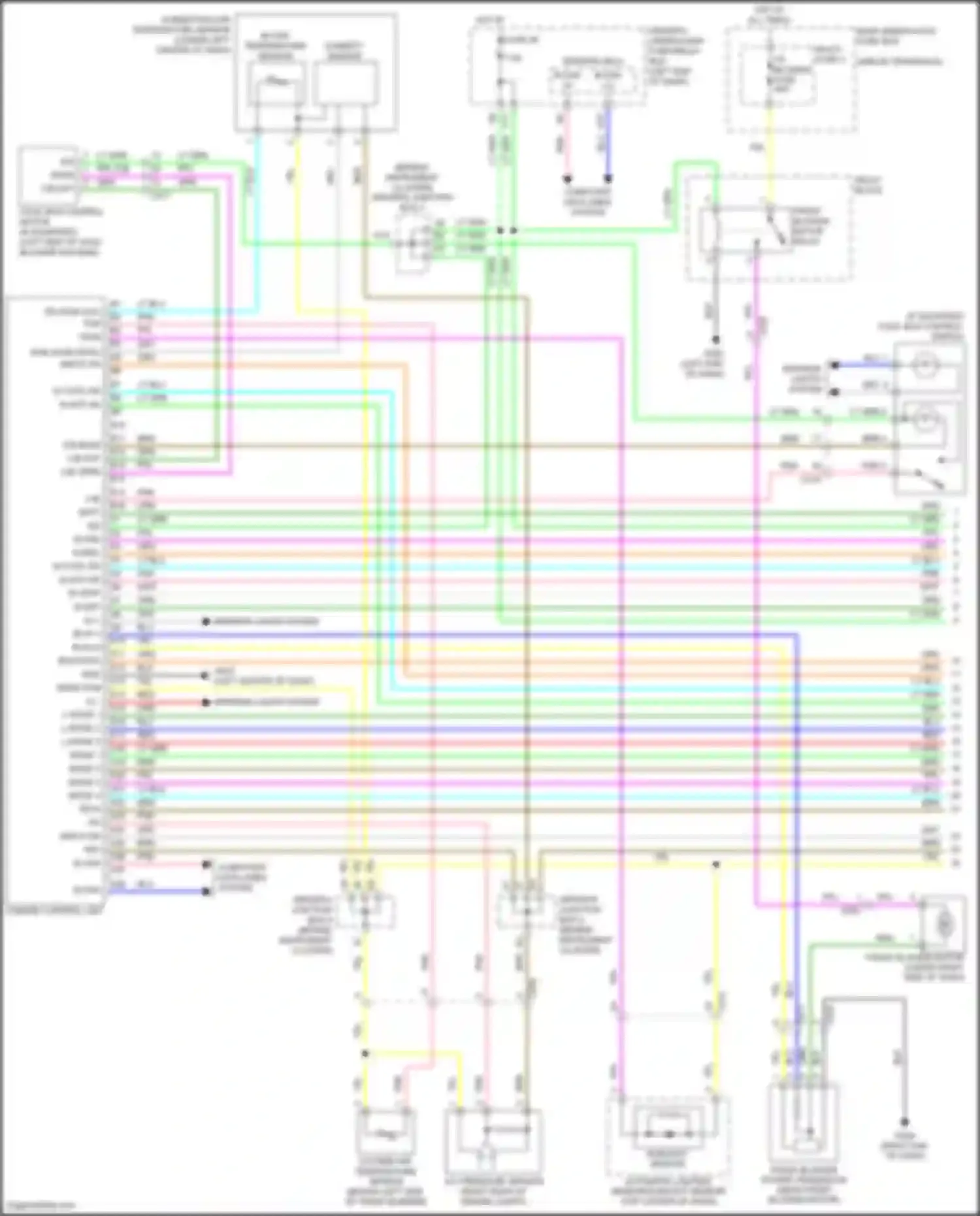 Wiring diagram driver's under-dash fuse/relay box for Honda Odyssey V (2013-2017) (37 of 59)