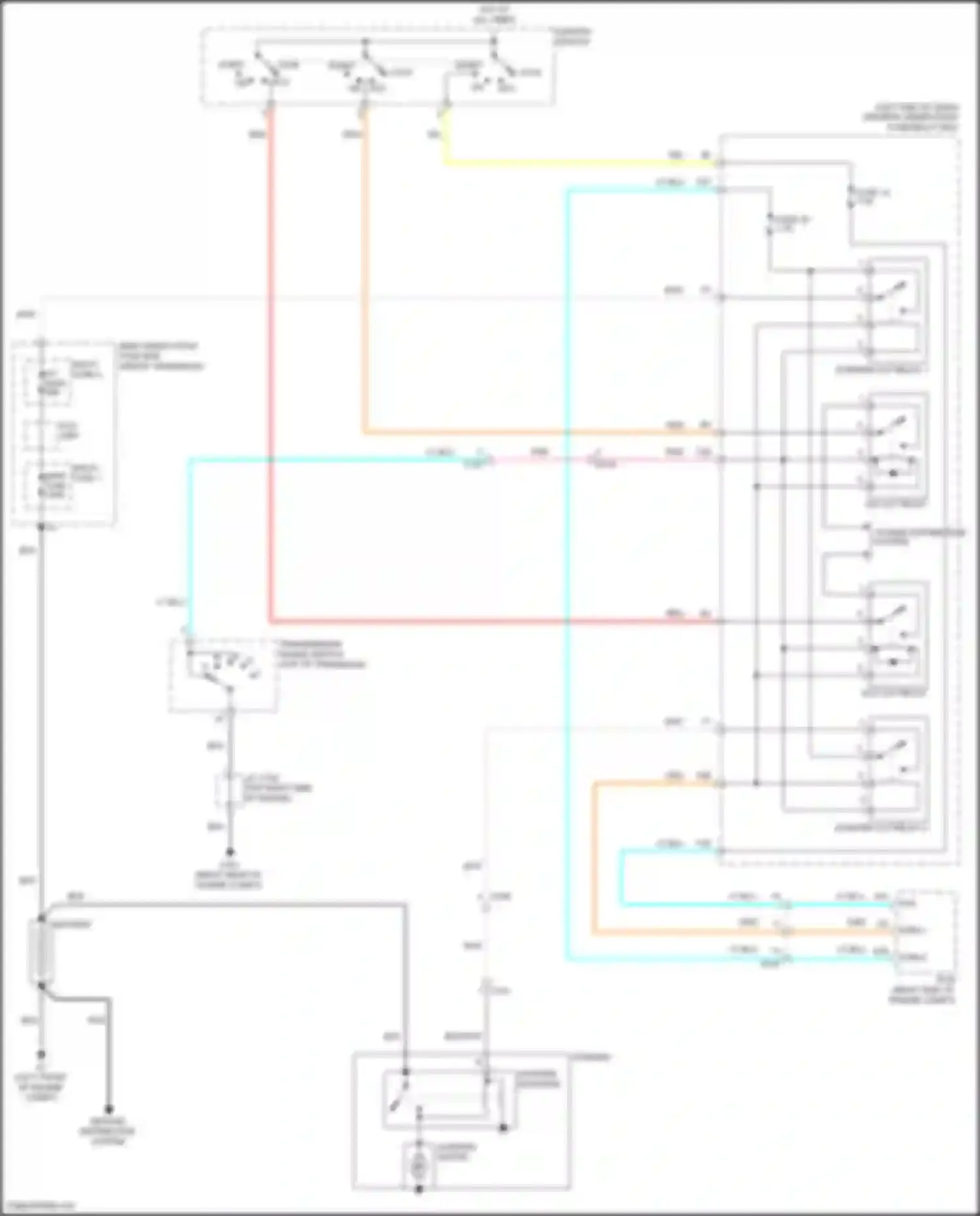 Wiring diagram driver's under-dash fuse/relay box for Honda Odyssey V (2013-2017) (19 of 59)